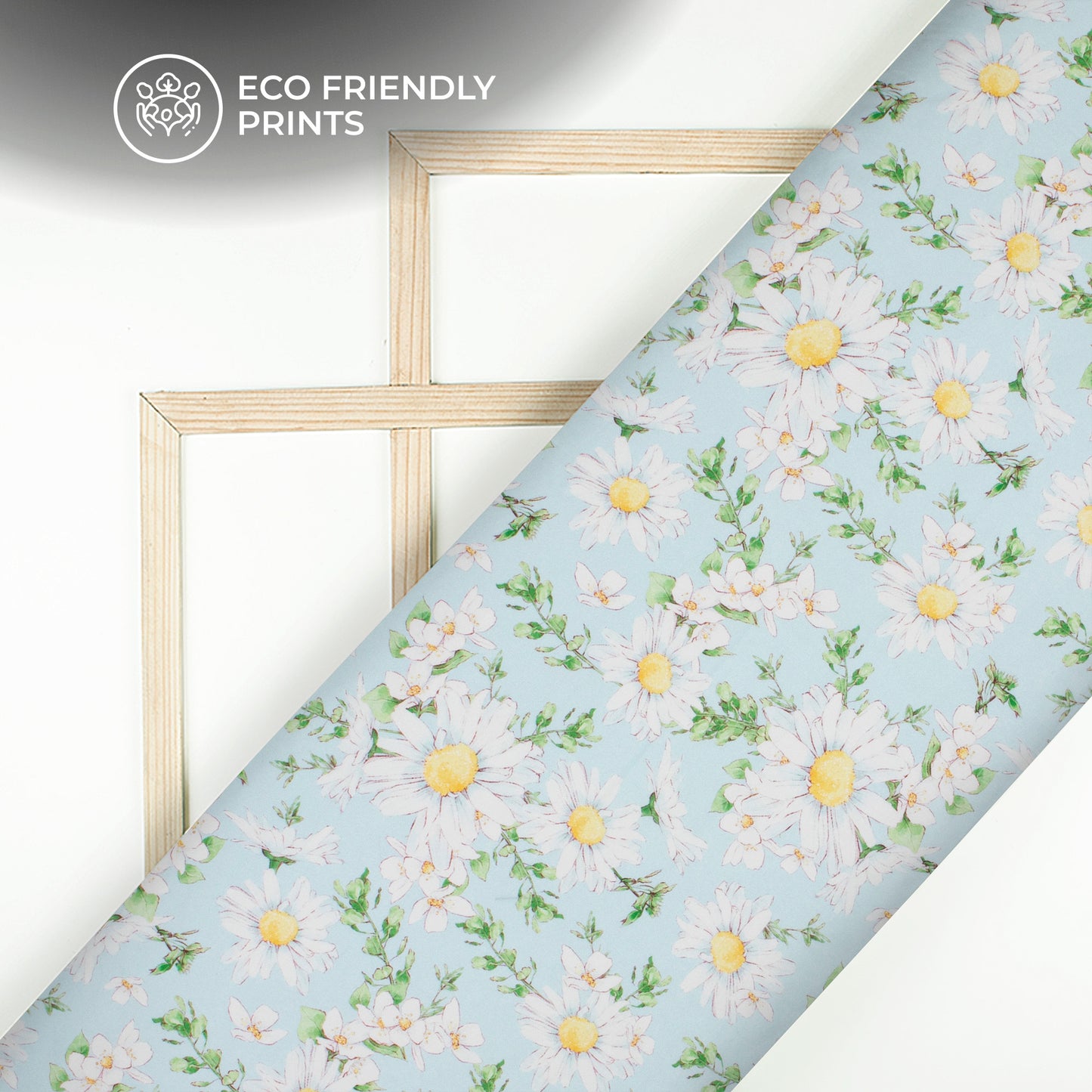 Beautiful Floral Digital Print Butter Crepe Fabric