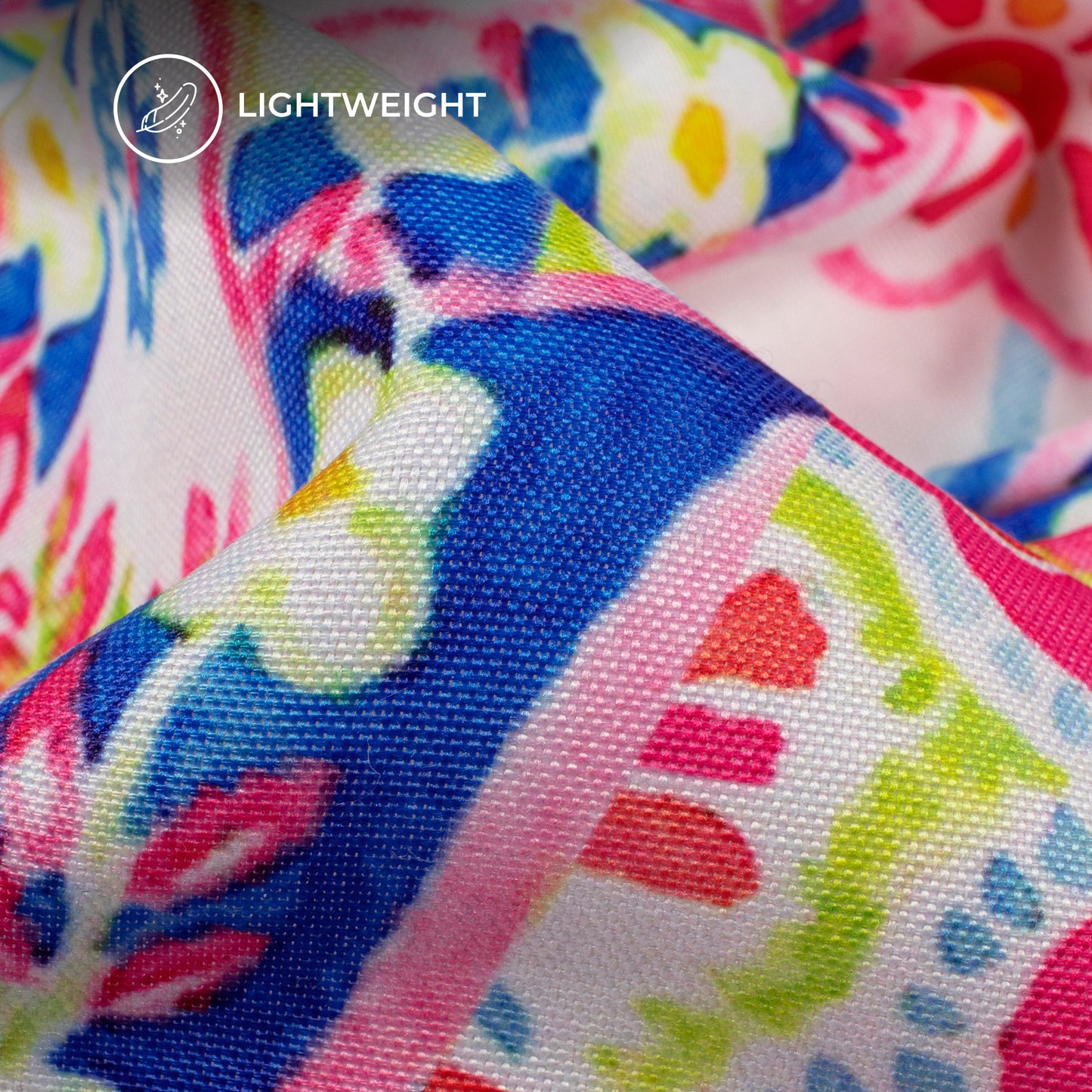 Traditional Multi Color Digital Print Rayon Fabric