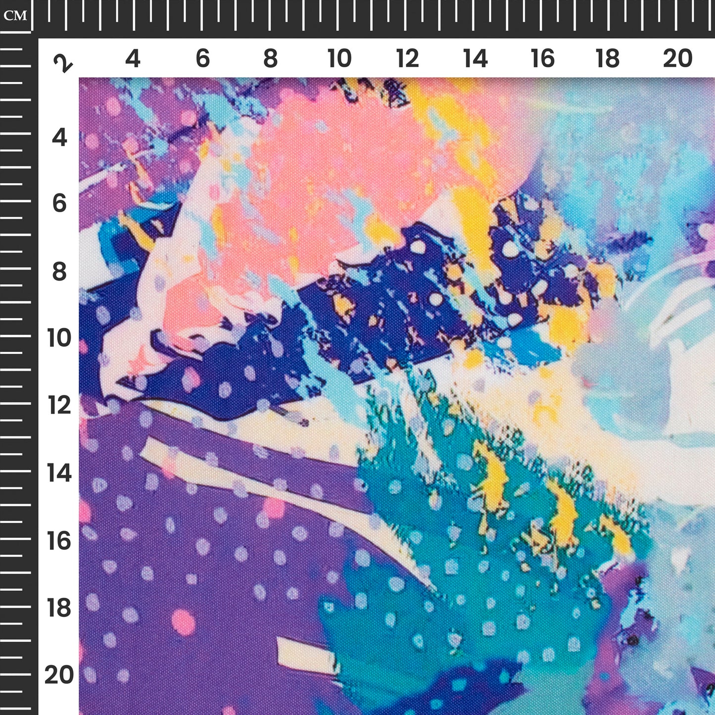 Bestselling Abstract Digital Print Rayon Fabric