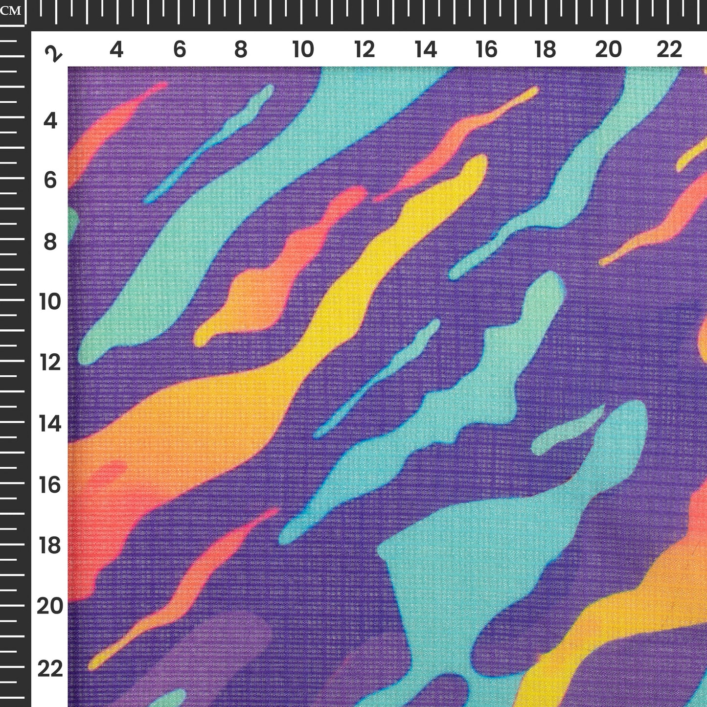 Abstract Digital Print Kota Doria Fabric