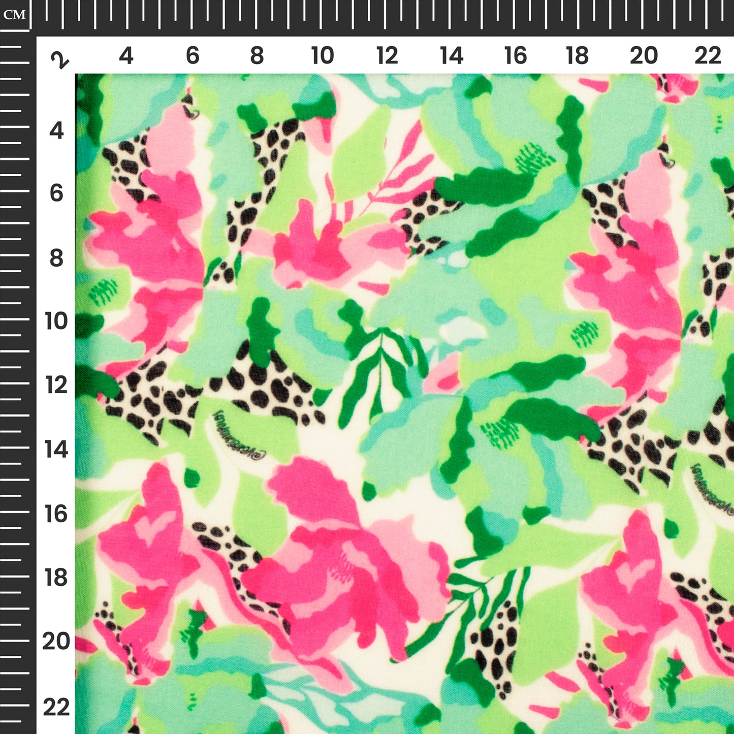 Floral Digital Print Poly Cambric Fabric