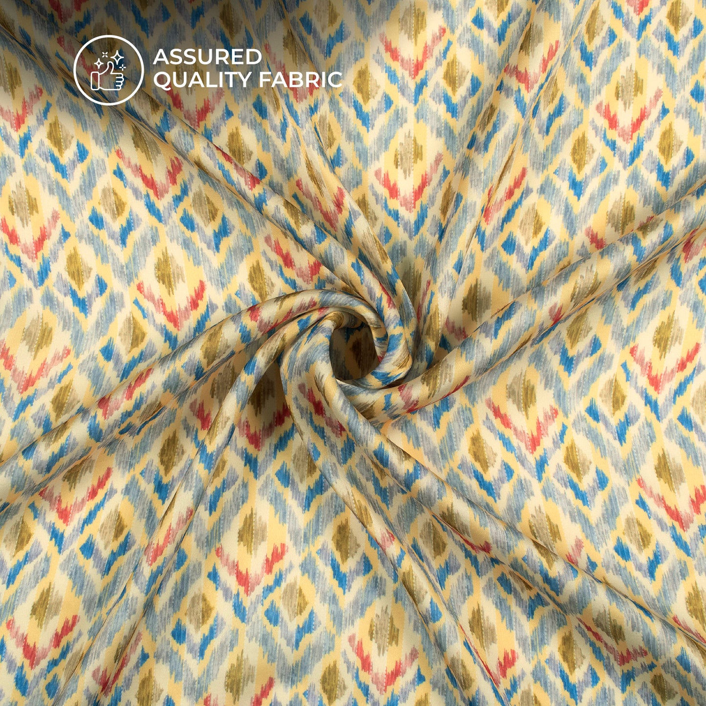Patolaa Digital Print Georgette Satin Fabric