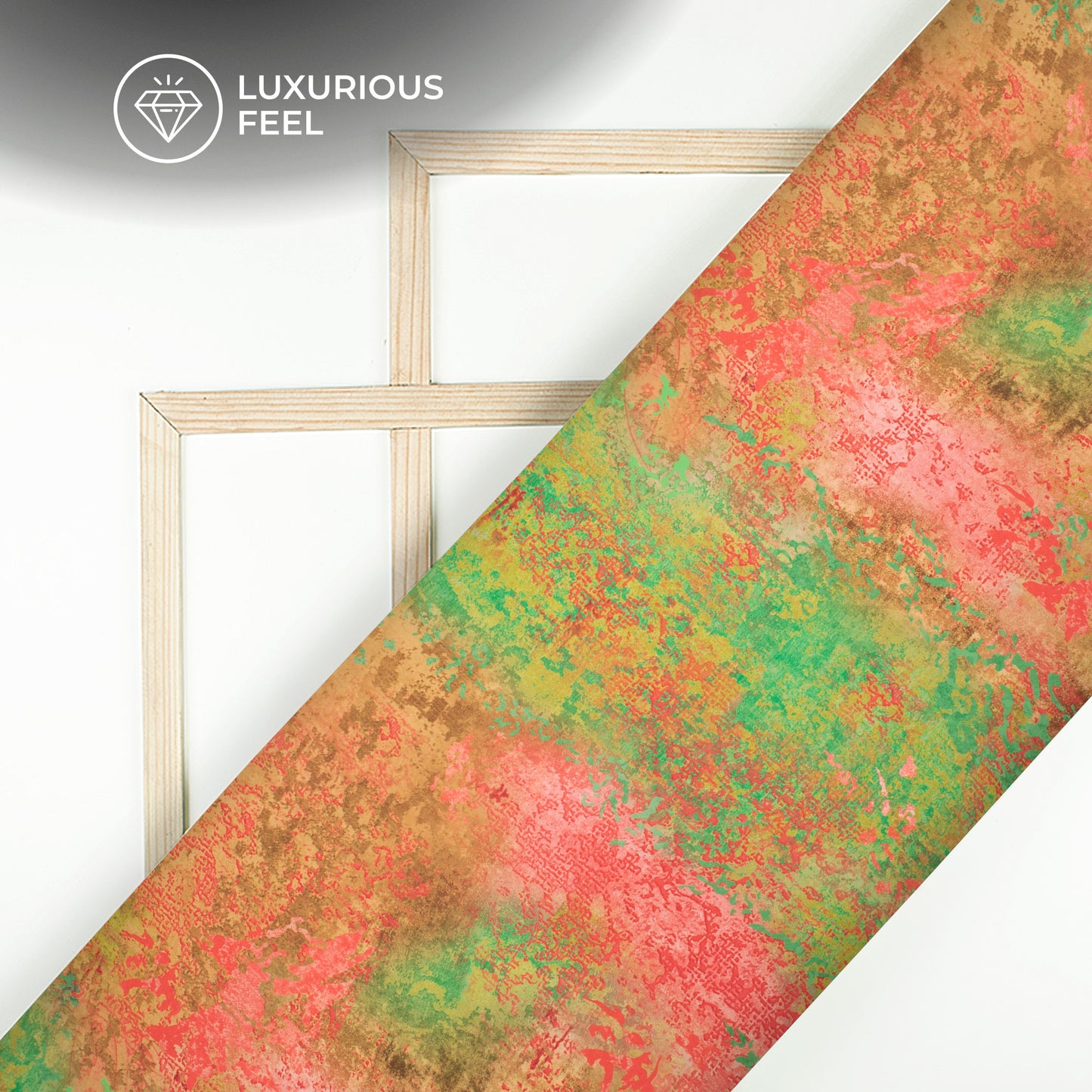 Trendy Tie Dye Digital Print Georgette Satin Fabric