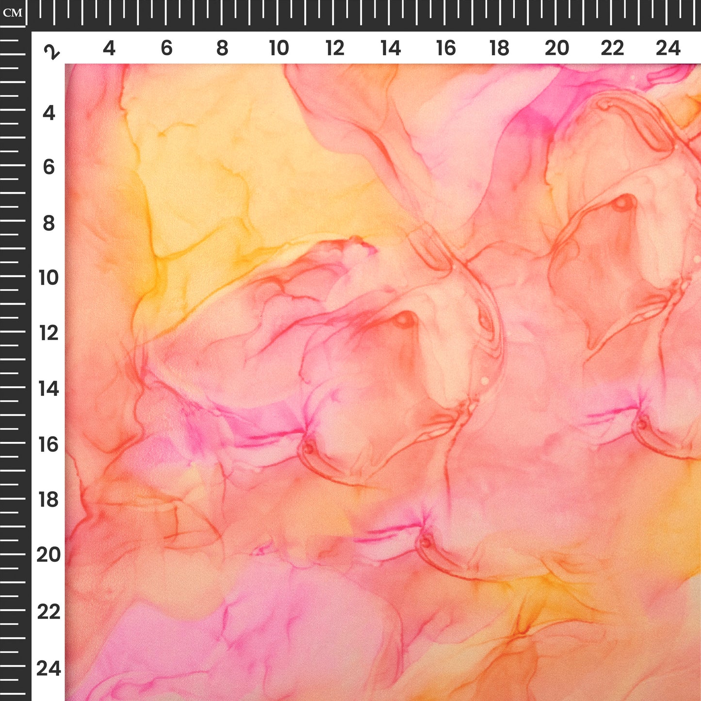 Seamless Marble Digital Print Georgette Satin Fabric