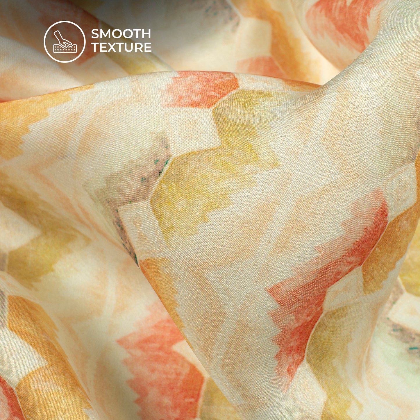 Bestselling Digital Print Georgette Satin Fabric