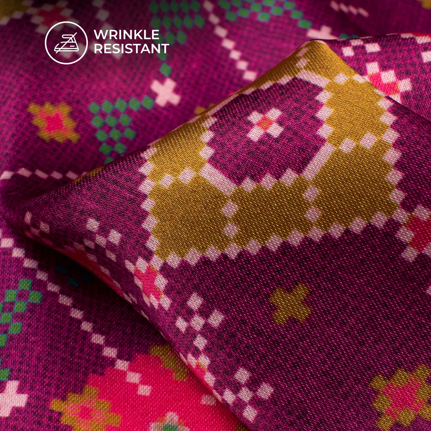 Exclusive Patolaa Digital Print Japan Satin Fabric