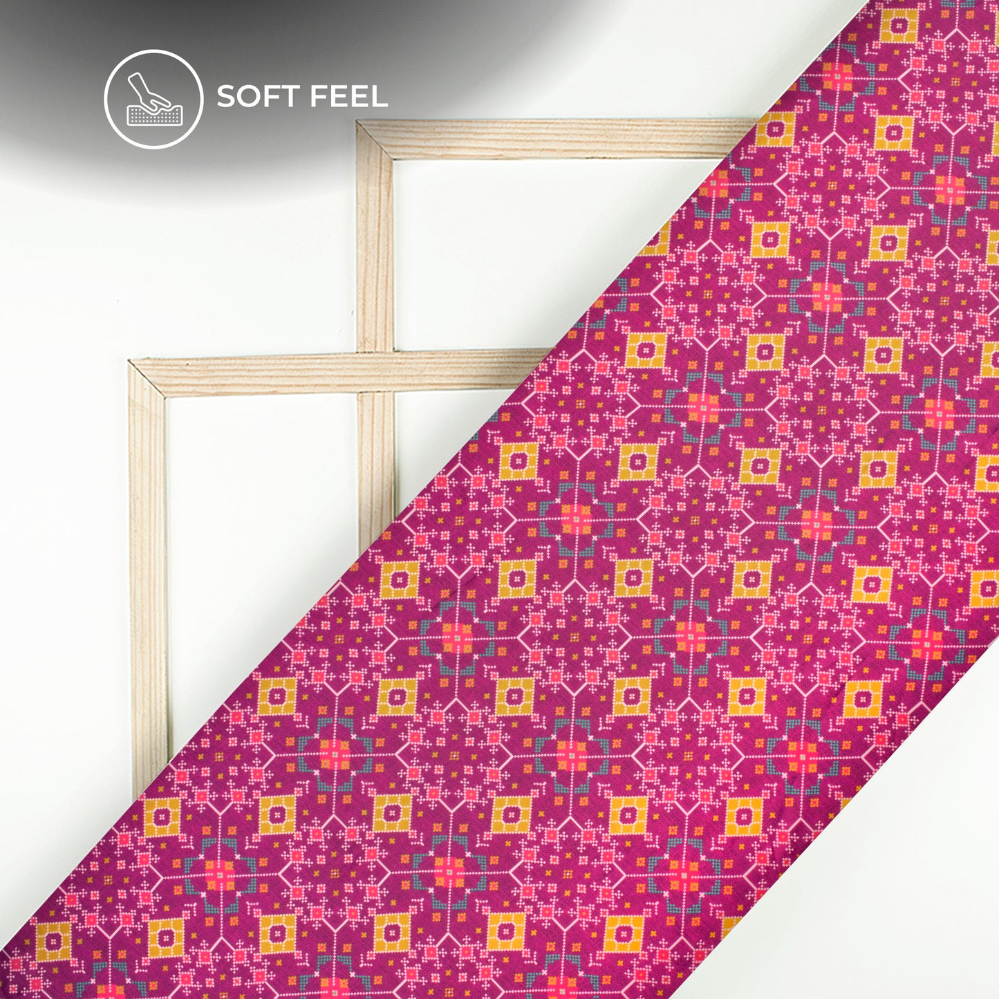 Exclusive Patolaa Digital Print Japan Satin Fabric