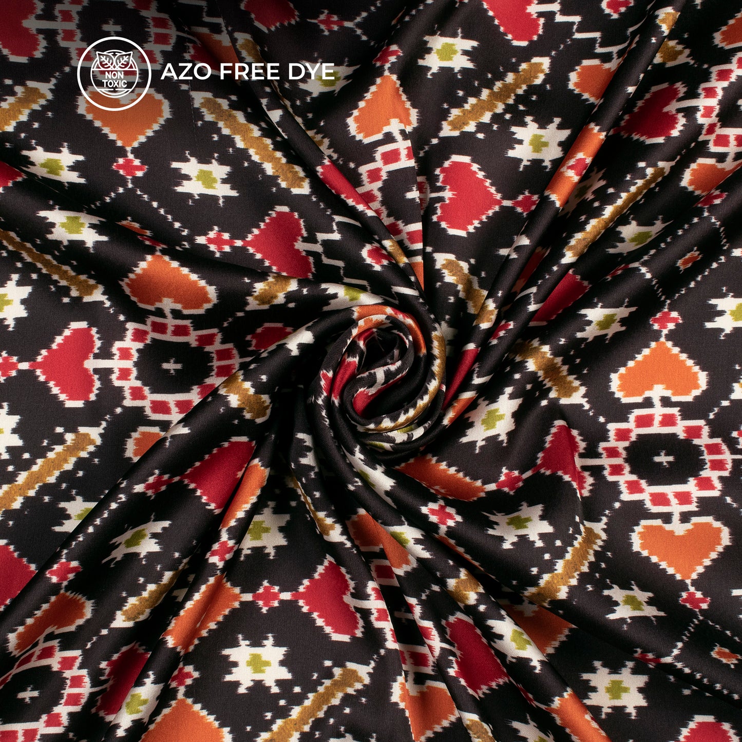 Exclusive Patolaa Digital Print Japan Satin Fabric