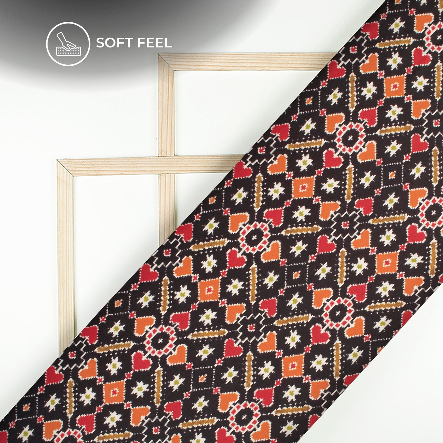 Exclusive Patolaa Digital Print Japan Satin Fabric