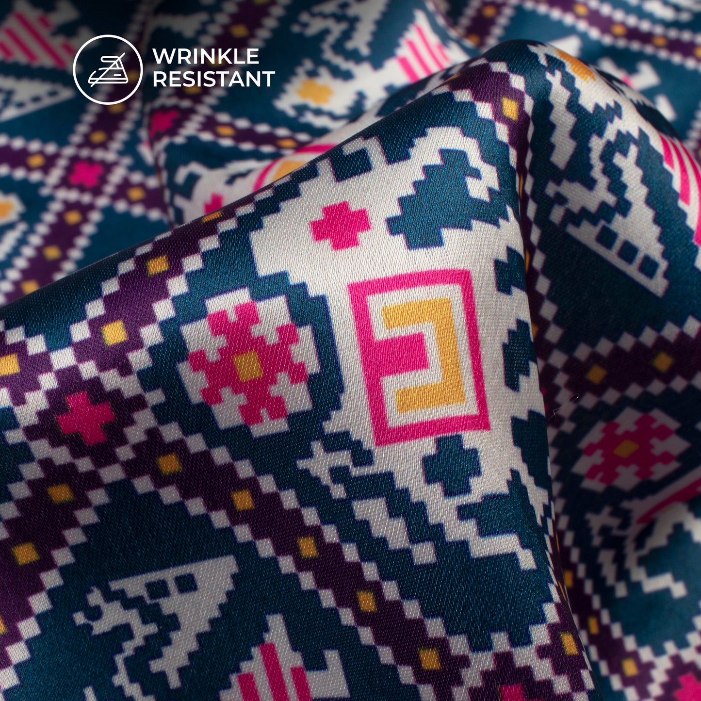 Exclusive Patolaa Digital Print Japan Satin Fabric