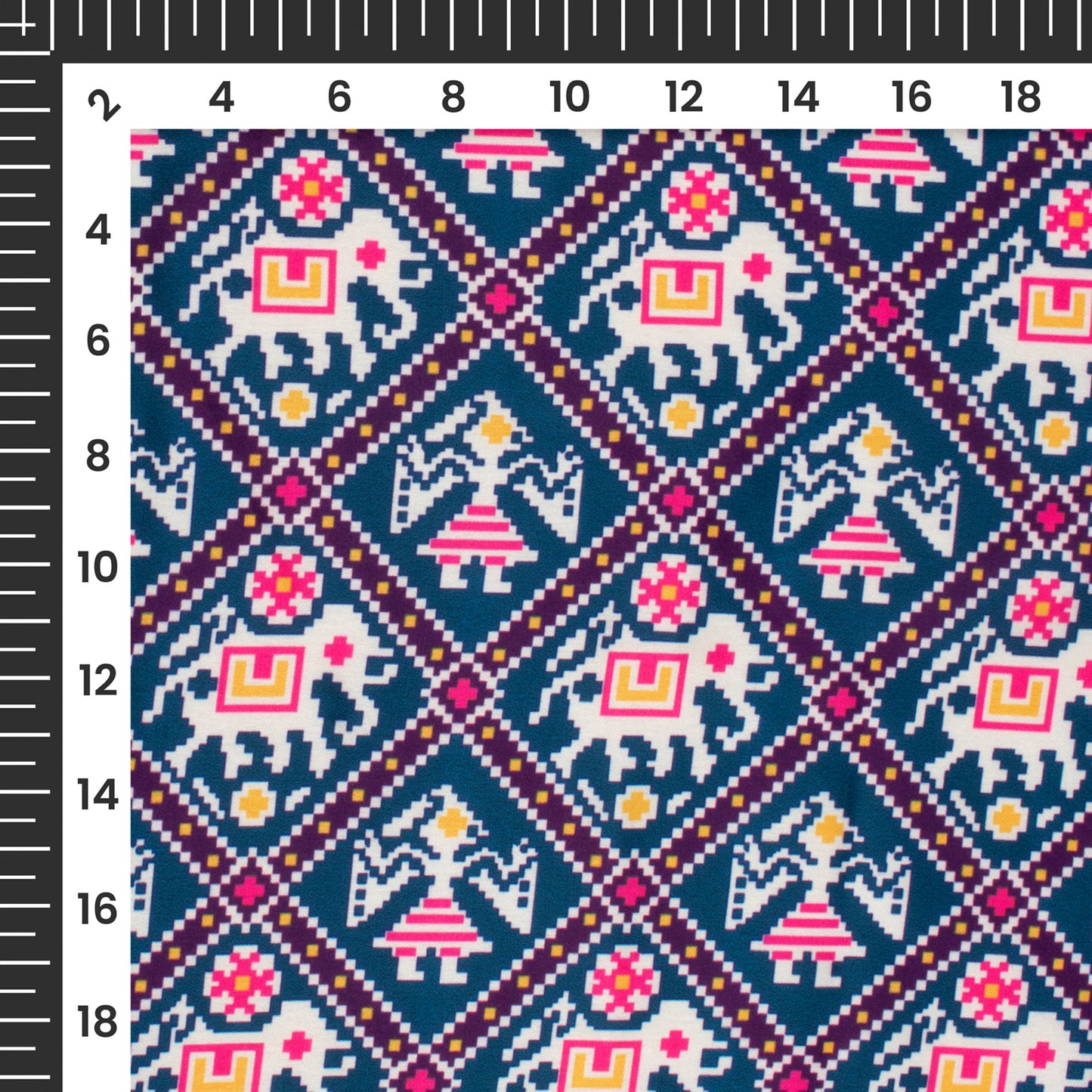 Exclusive Patolaa Digital Print Japan Satin Fabric