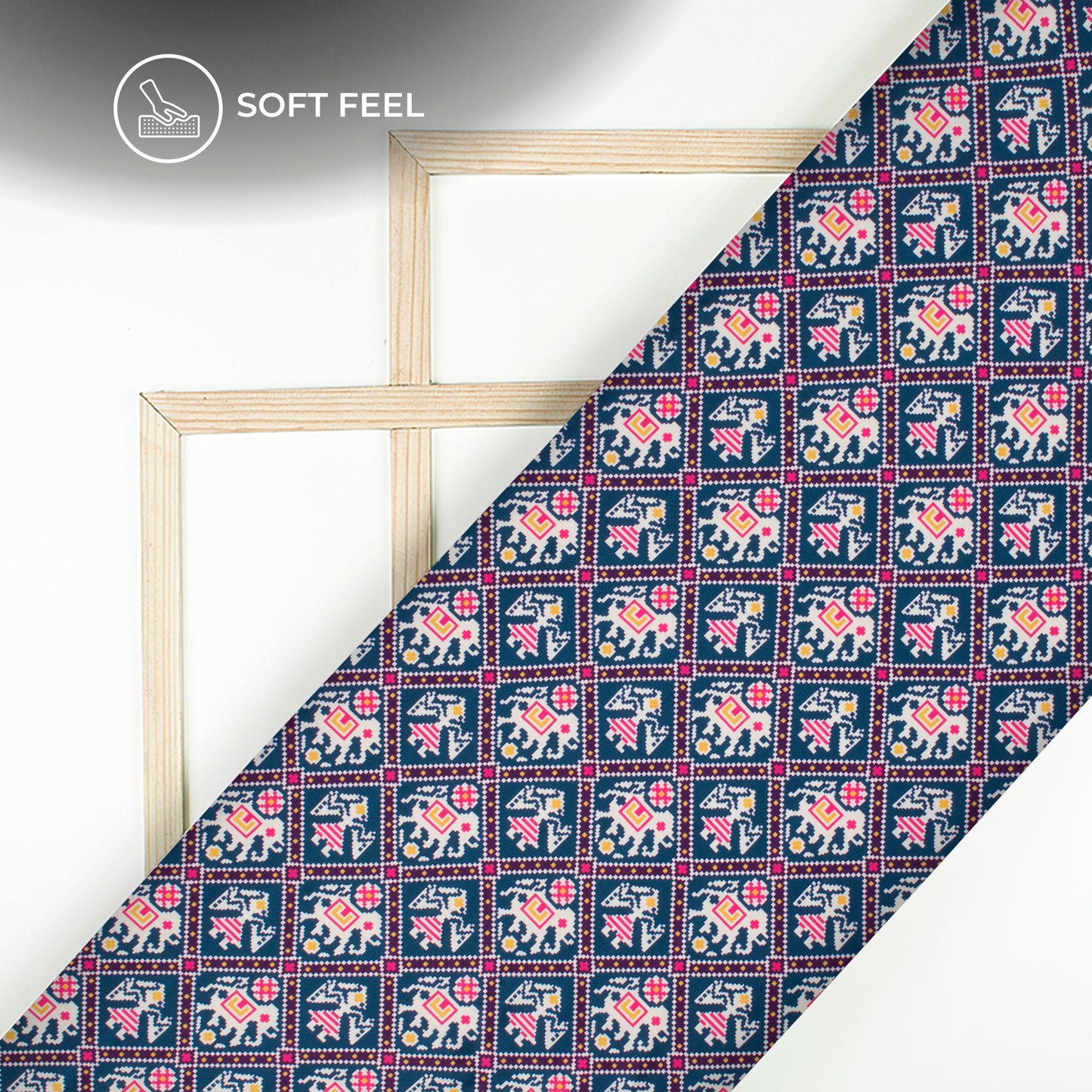 Exclusive Patolaa Digital Print Japan Satin Fabric