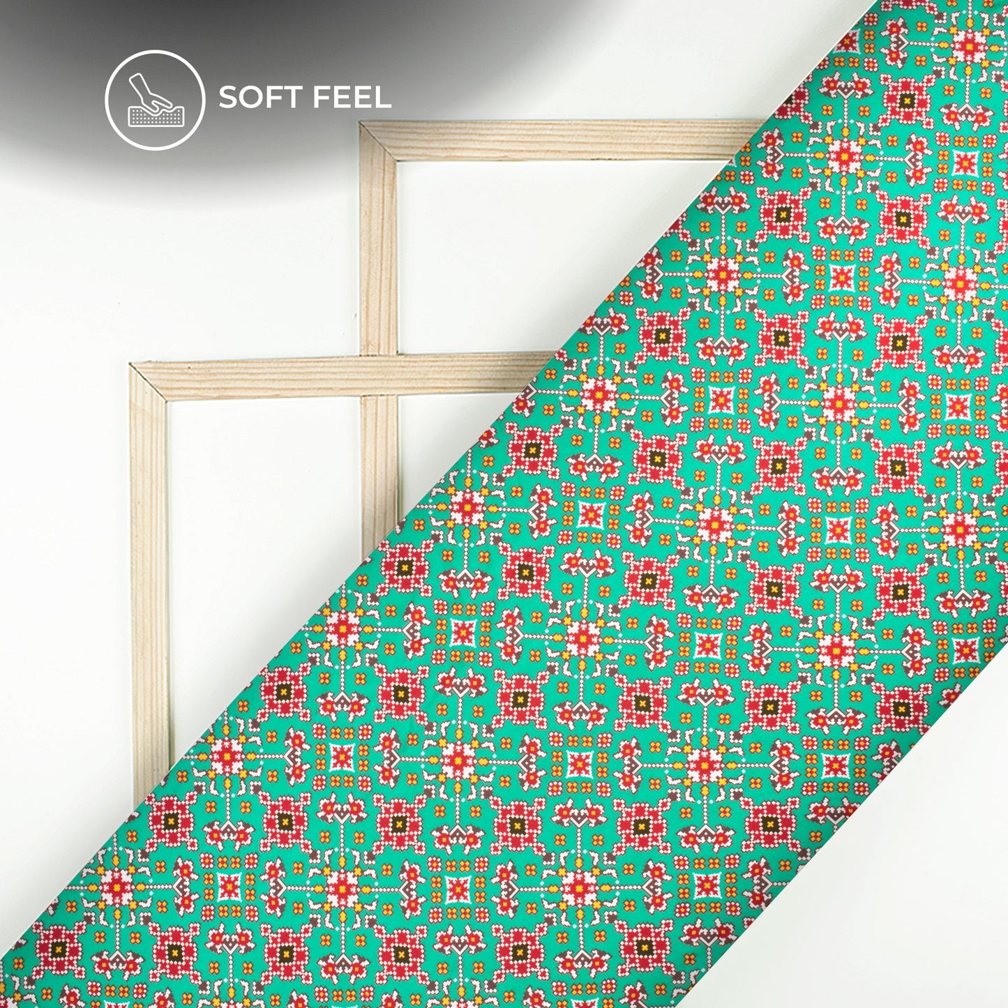 Exclusive Patolaa Digital Print Japan Satin Fabric