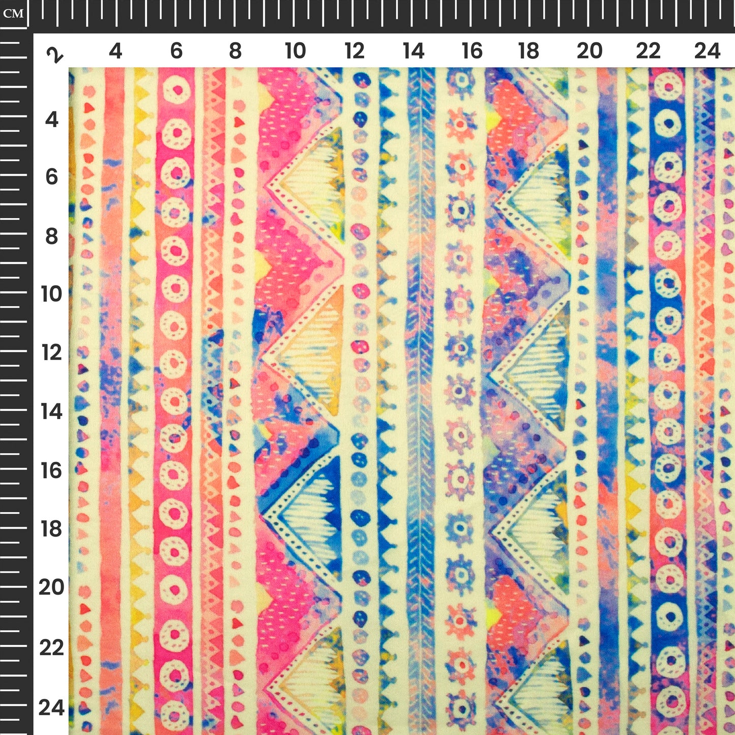 Exclusive Traditional Digital Print Lush Satin Fabric