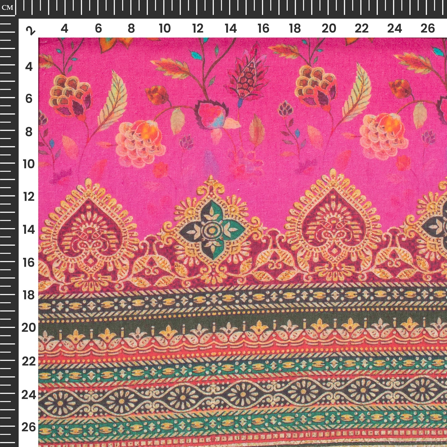 Exclusive Daman Floral Digital Print Cotton Cambric Fabric