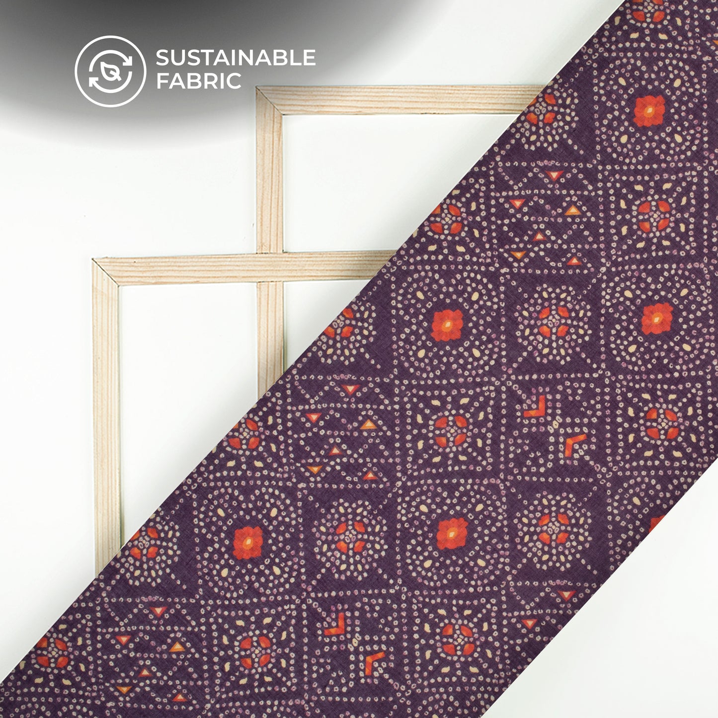 Lovely Bandhanii Digital Print Pure Cotton Mulmul Fabric
