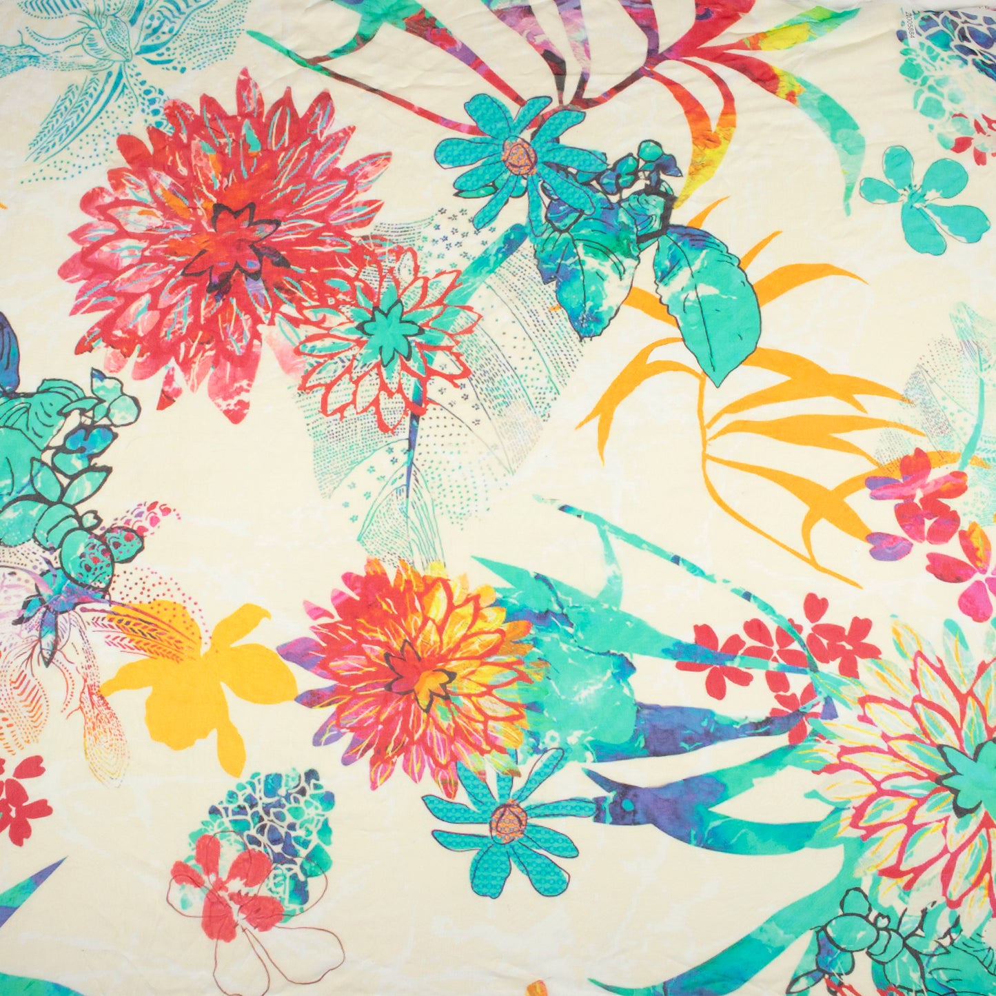 Anciant Floral Digital Print Pure Georgette Fabric