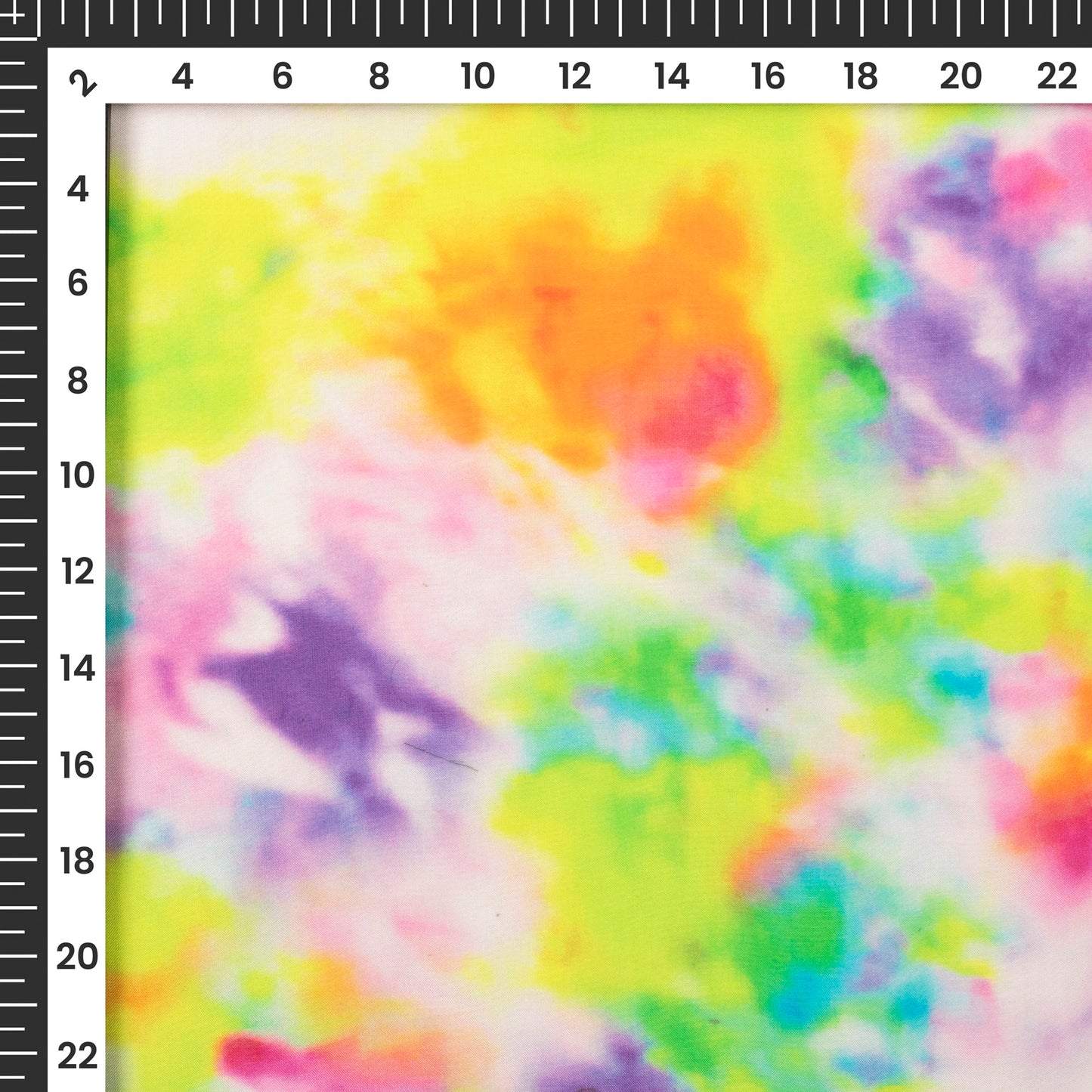 Lovely Tie Dye Digital Print Premium Pure Organza Fabric