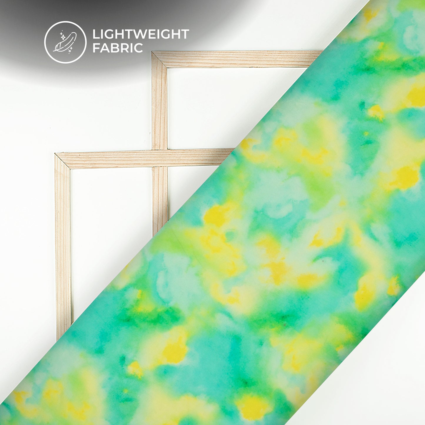 Attractive Tie Dye Digital Print Premium Pure Organza Fabric