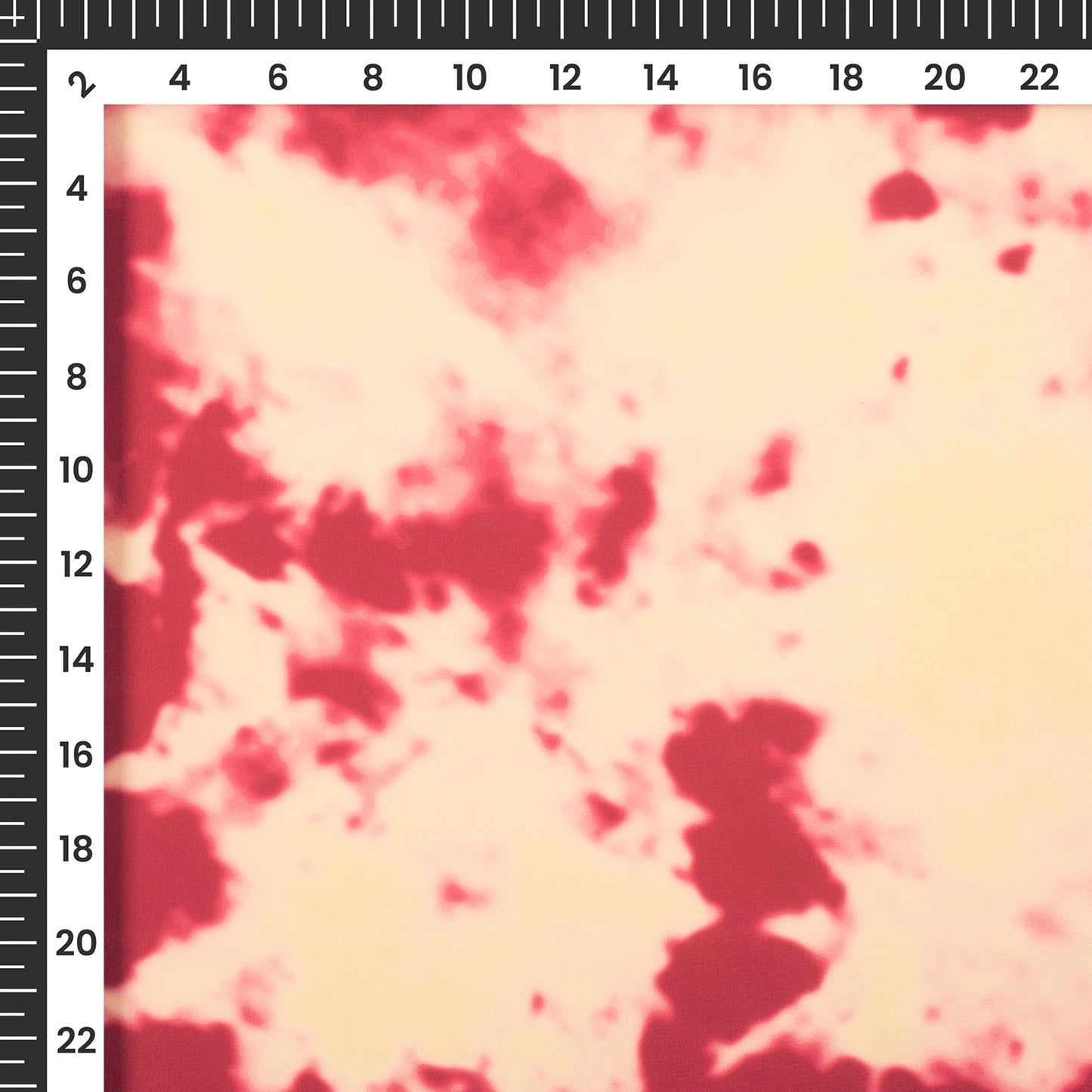 Auburn Brown Tye And Dye Digital Print Imported Satin Fabric