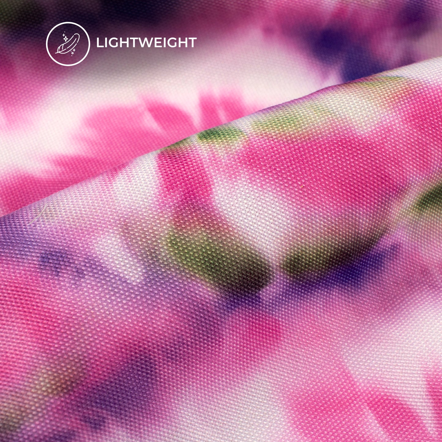 Hot Pink Geomertrical Digital Print Rayon Fabric