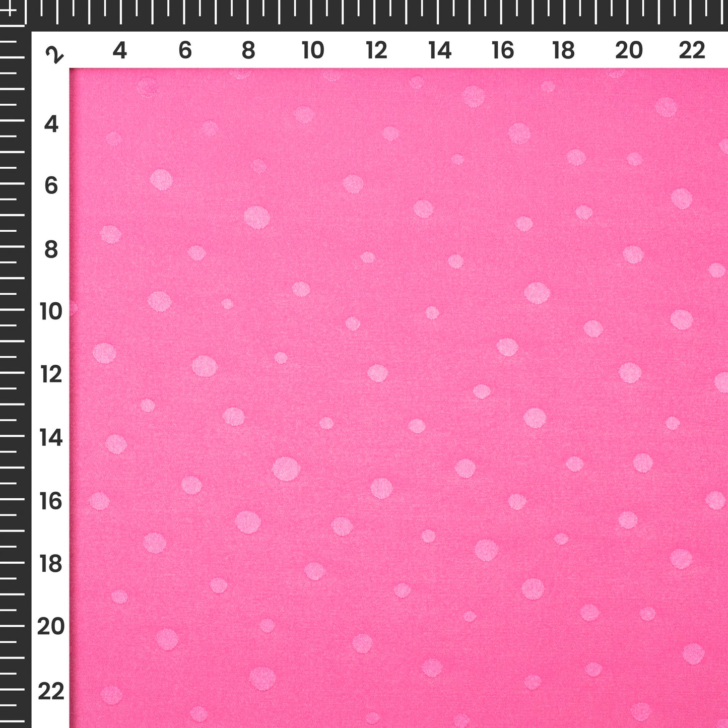 Dark Pink Ombre Digital Print Jacquard Booti Japan Satin Fabric (Width 56 Inches)