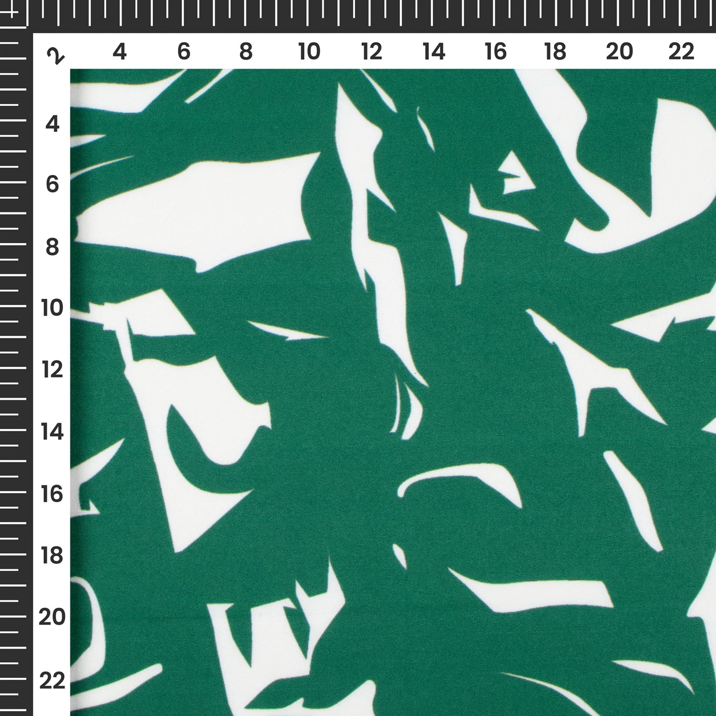 Castleton Green Abstract Digital Print Butter Crepe Fabric