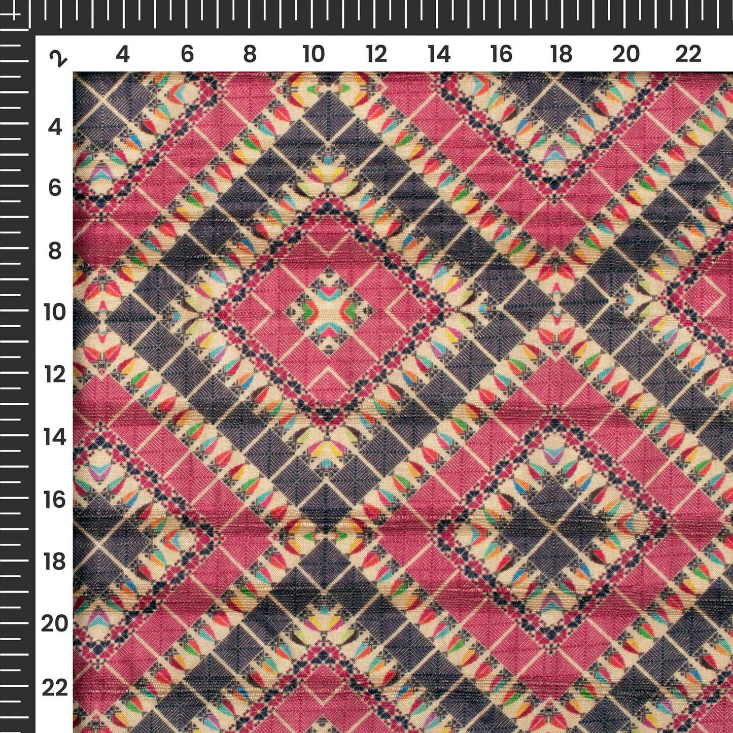 Attractive Bandhanii Digital Print Heritage Art Silk Fabric