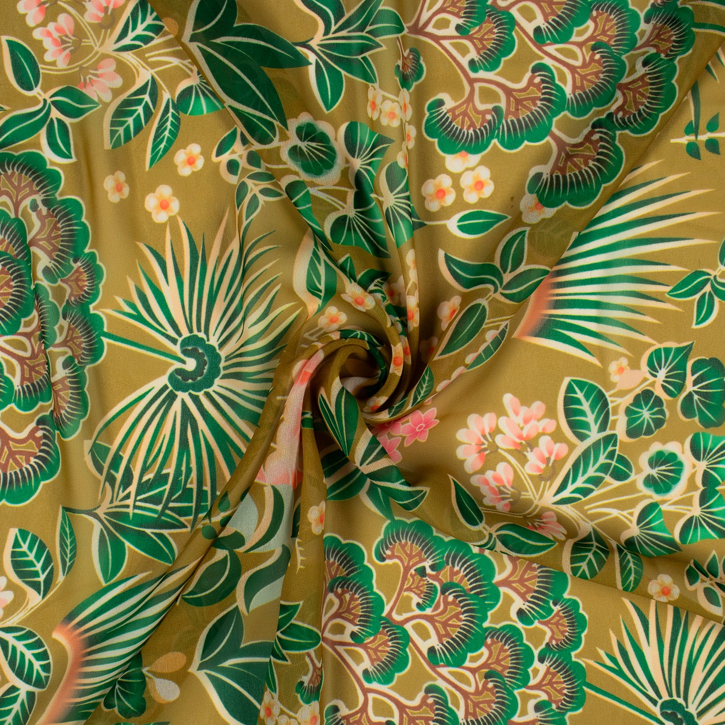 Bestselling Floral Digital Print Georgette Fabric