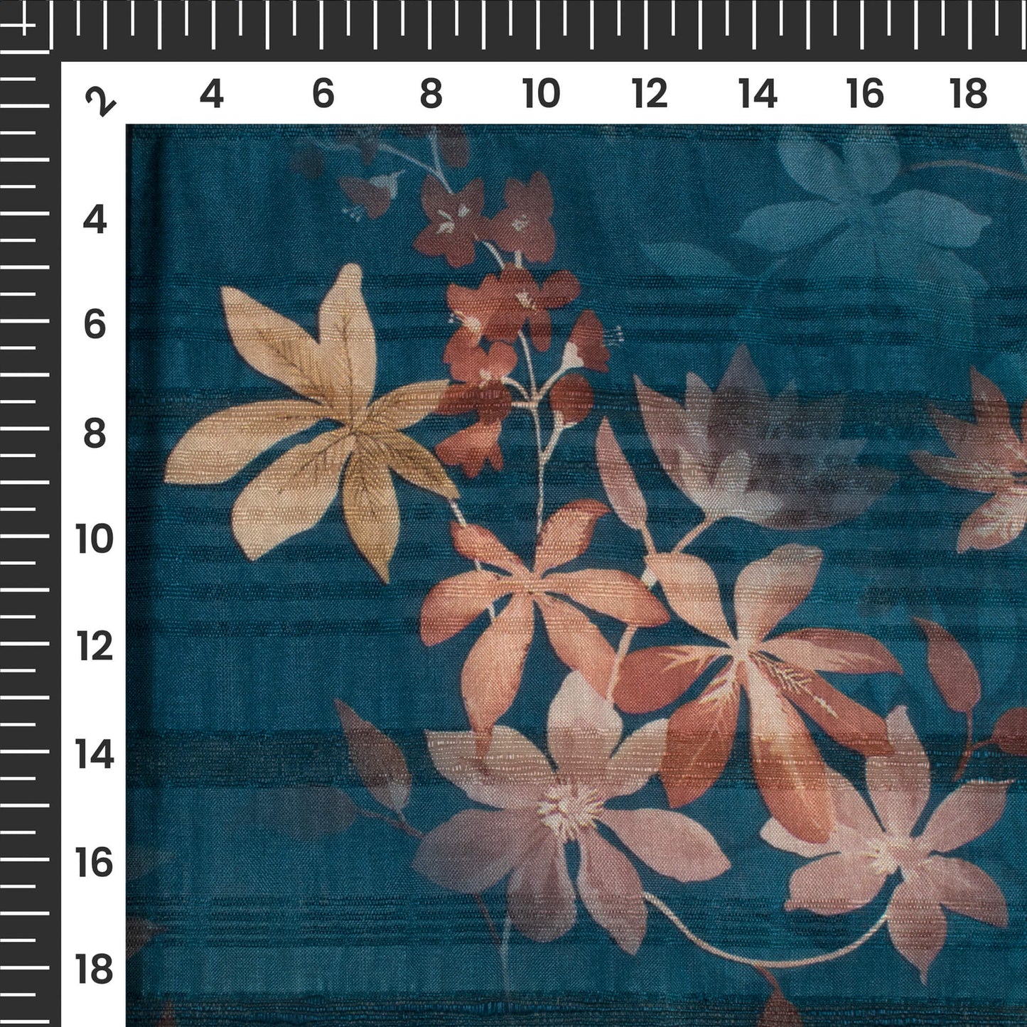Bestselling Floral Digital Print Heritage Art Silk Fabric