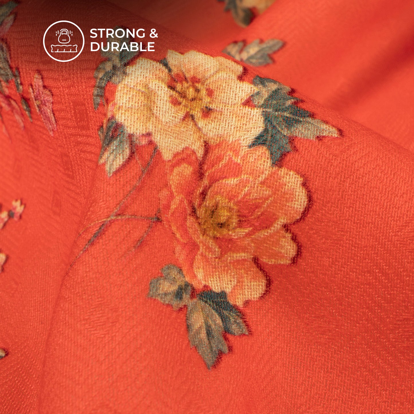 Classy Floral Digital Print Pasmina Fabric