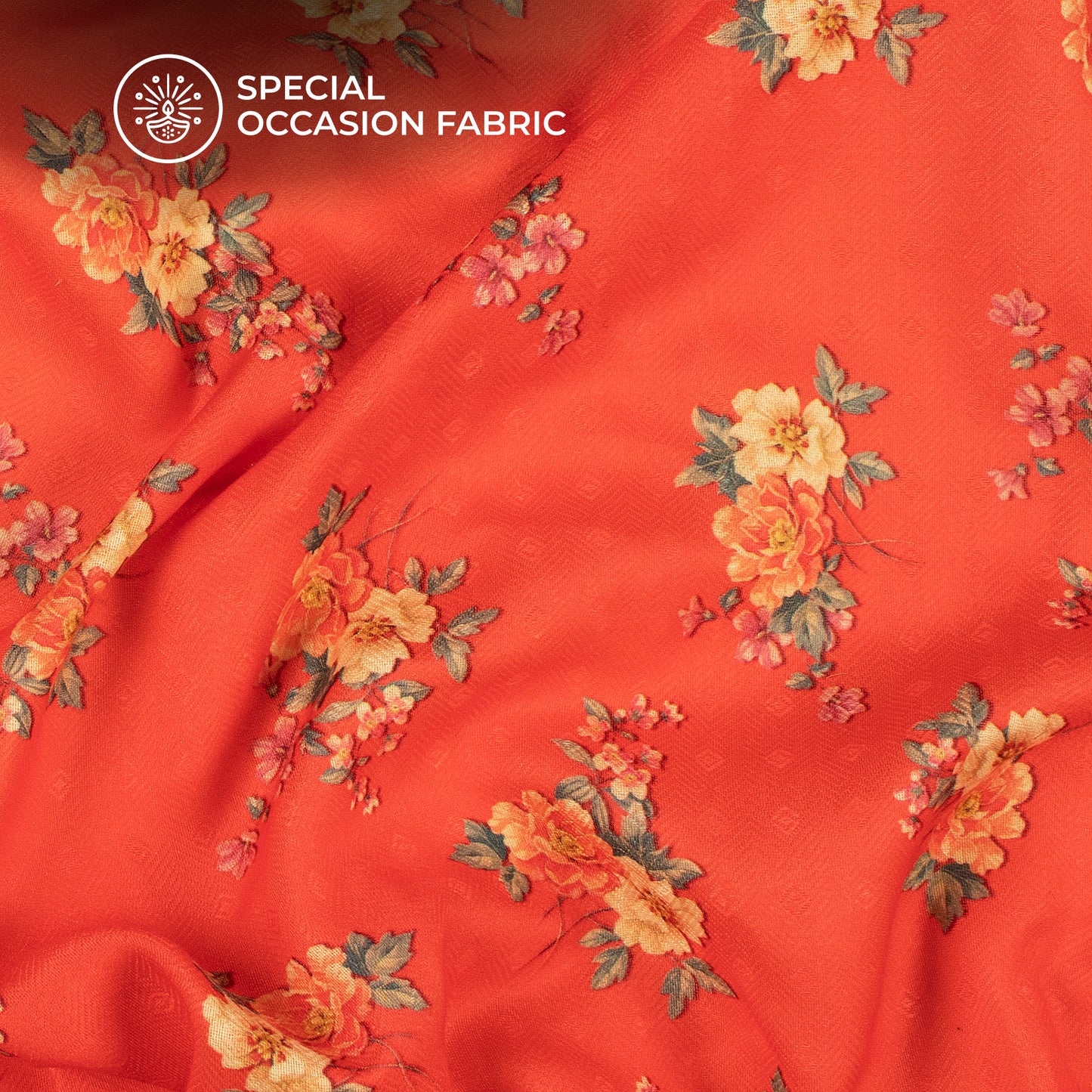 Classy Floral Digital Print Pasmina Fabric