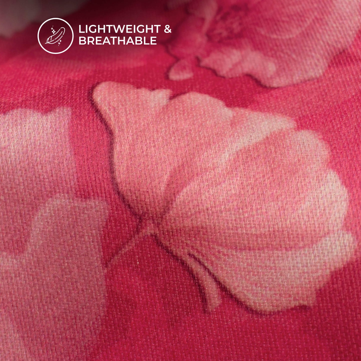 Lovely Floral Digital Print Poly Glazed Cotton Fabric