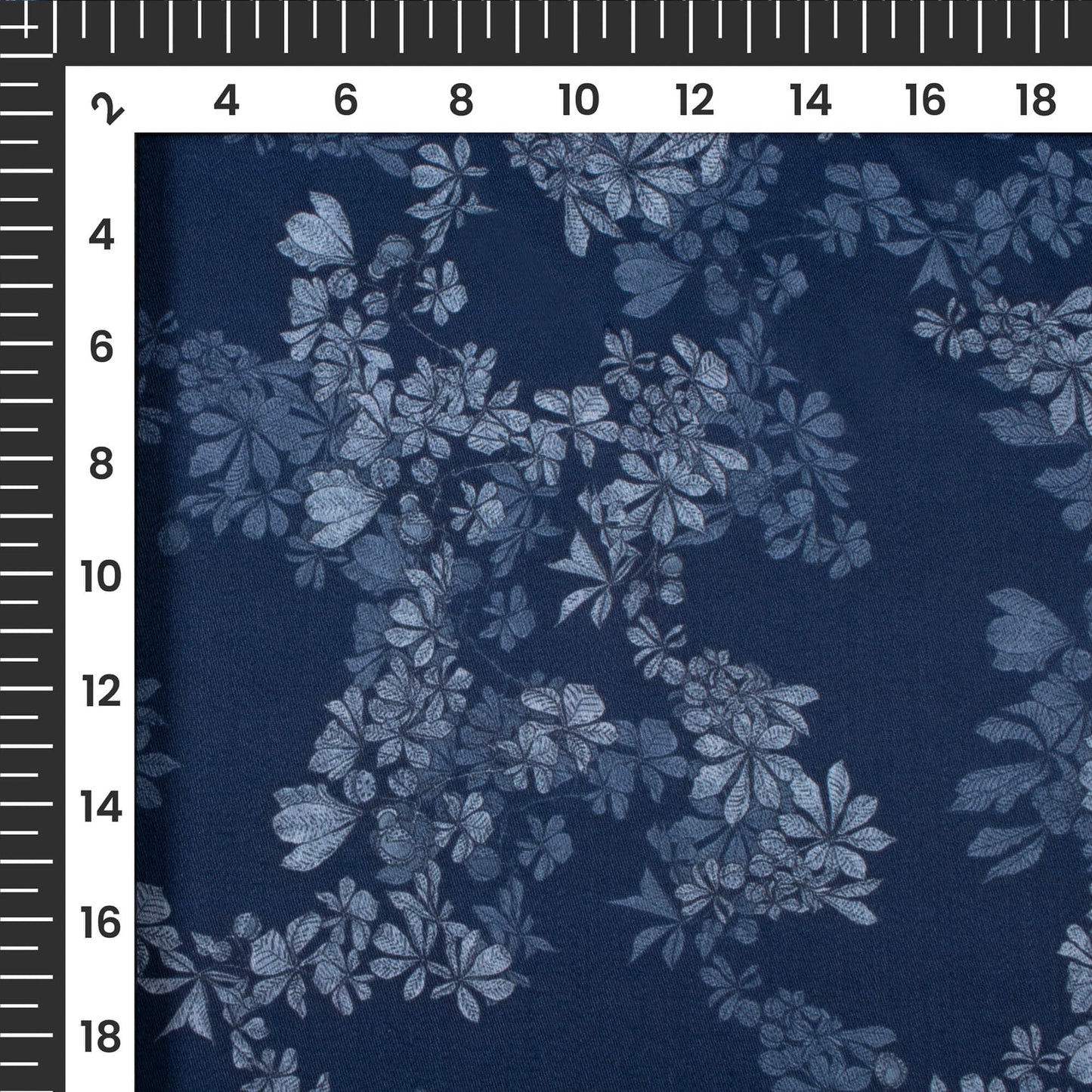 Sniffy Floral Digital Print Poly Glazed Cotton Fabric