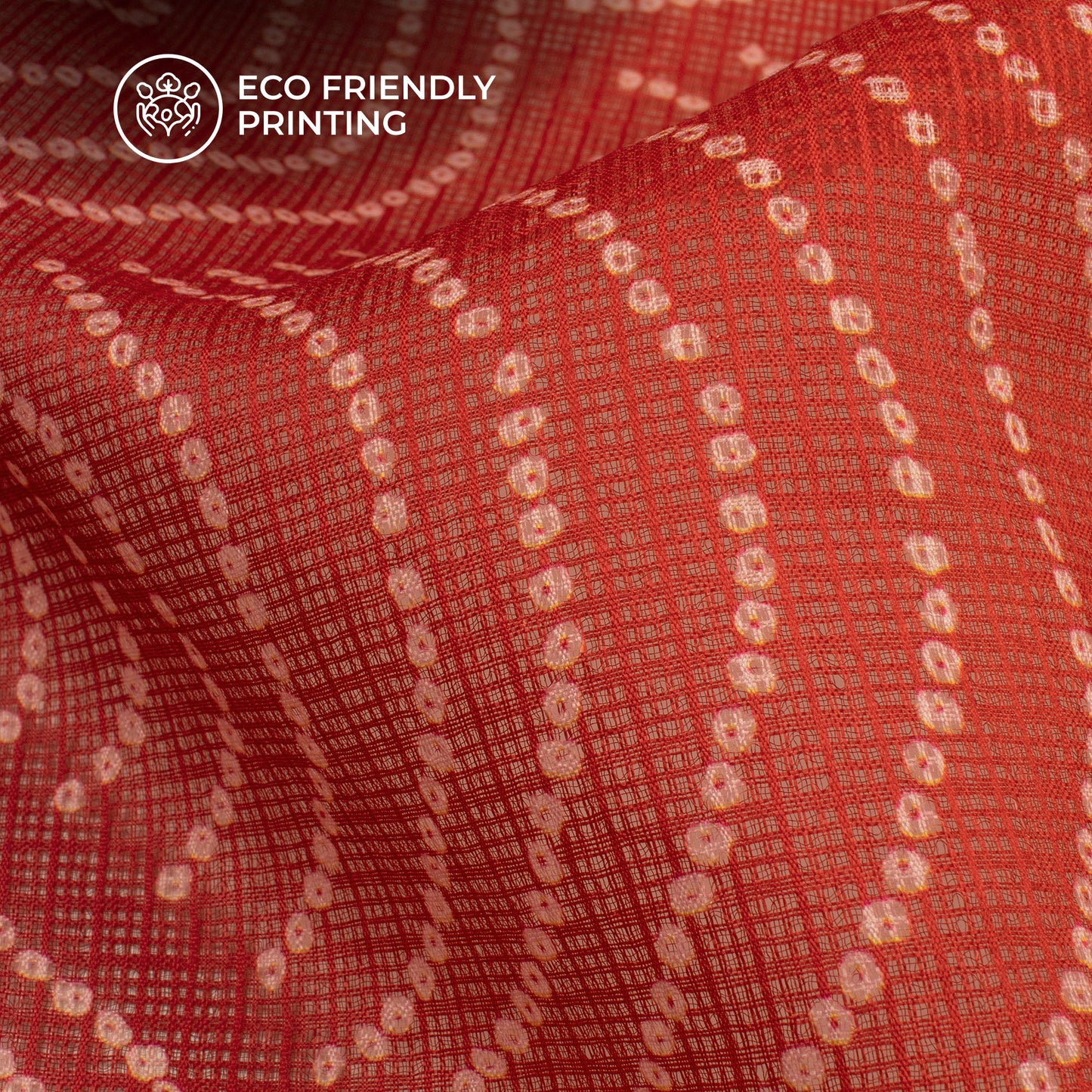 Bestselling Bandhanii Ombre Digital Print Kota Doria Fabric