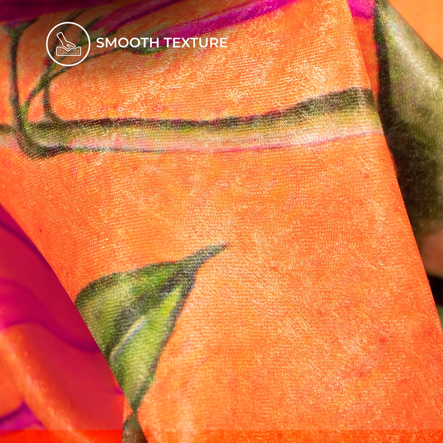 Recreate Luxury With Floral Digital Print Lush Satin Fabric