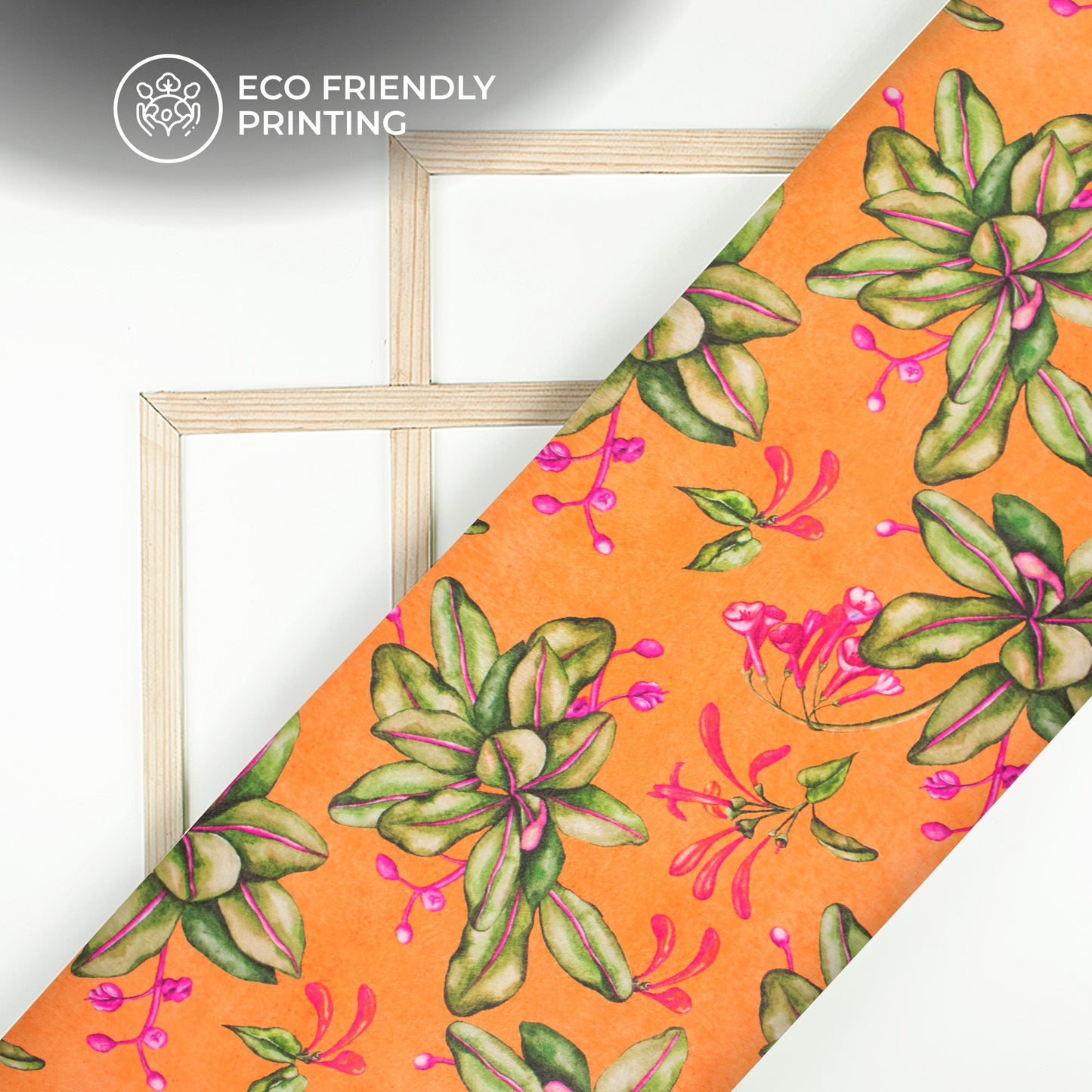 Recreate Luxury With Floral Digital Print Lush Satin Fabric