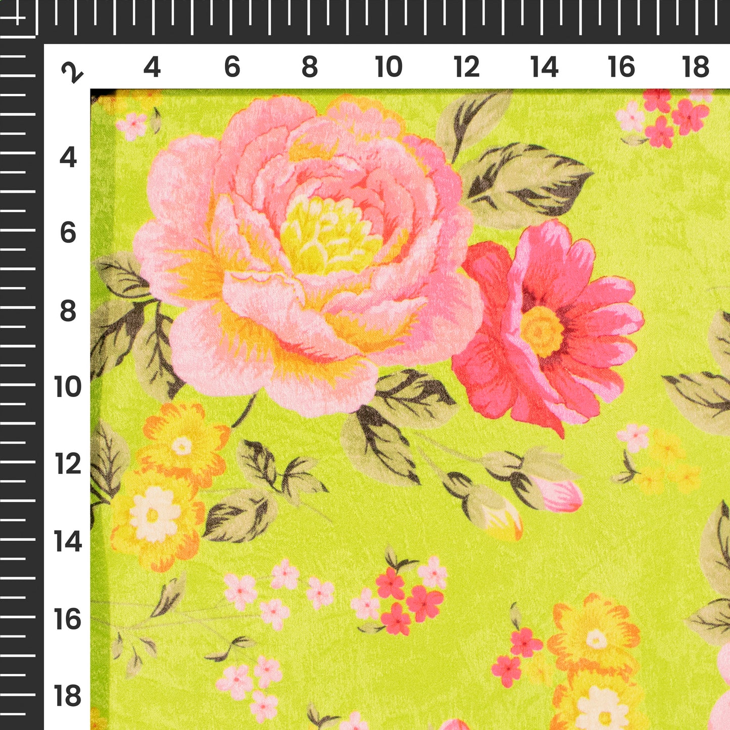 Revitalize Your Style With Floral Digital Print Lush Satin Fabric