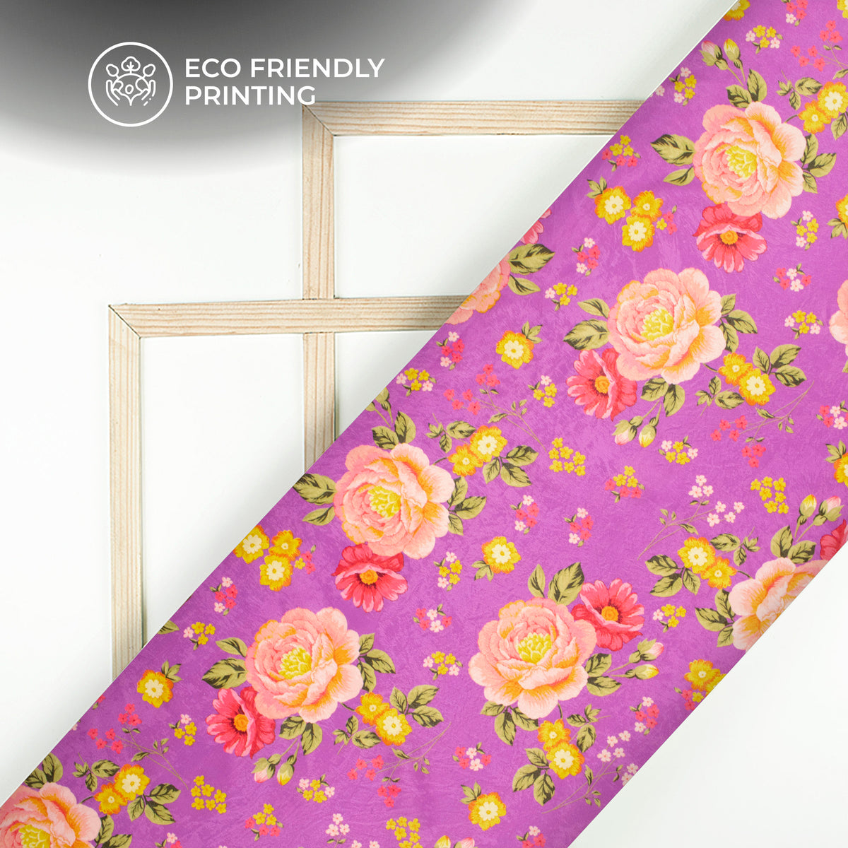 Revitalize Your Style With Floral Digital Print Lush Satin Fabric