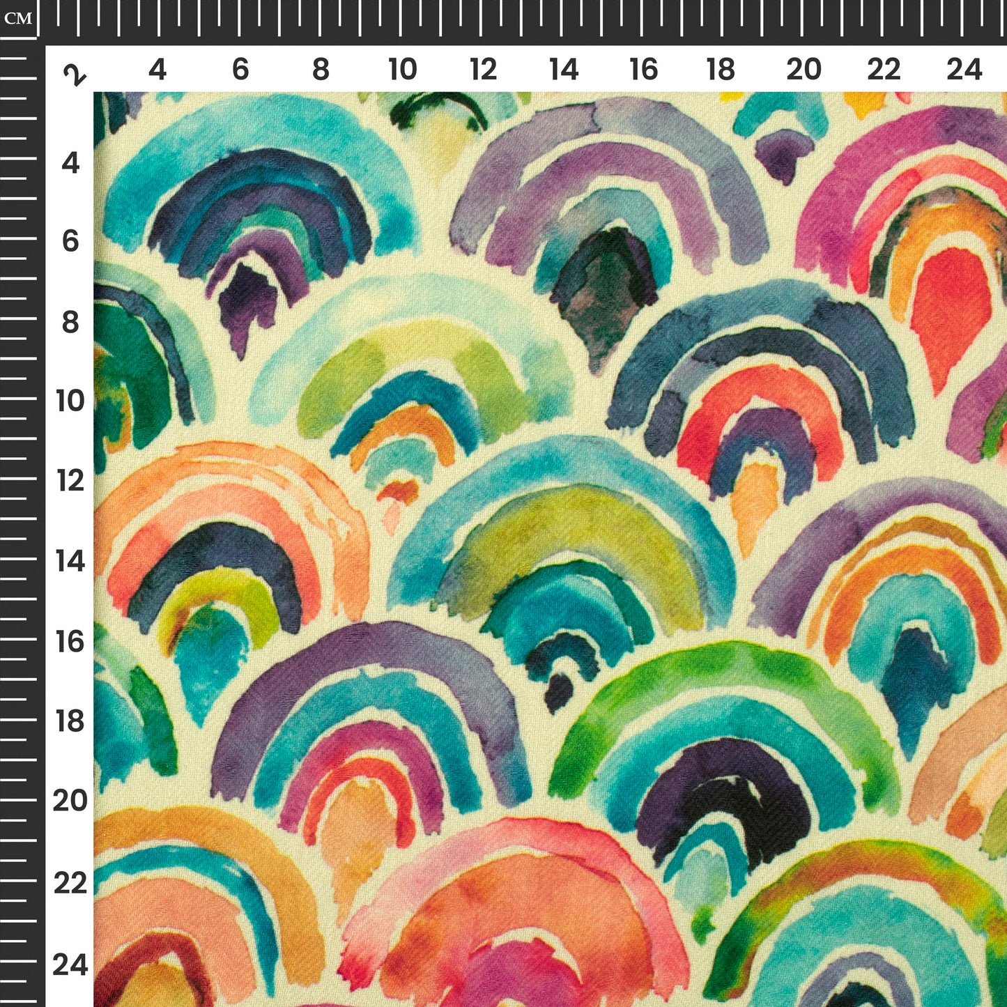Geometric Digital Print Elegant Blend Pashmina Fabric