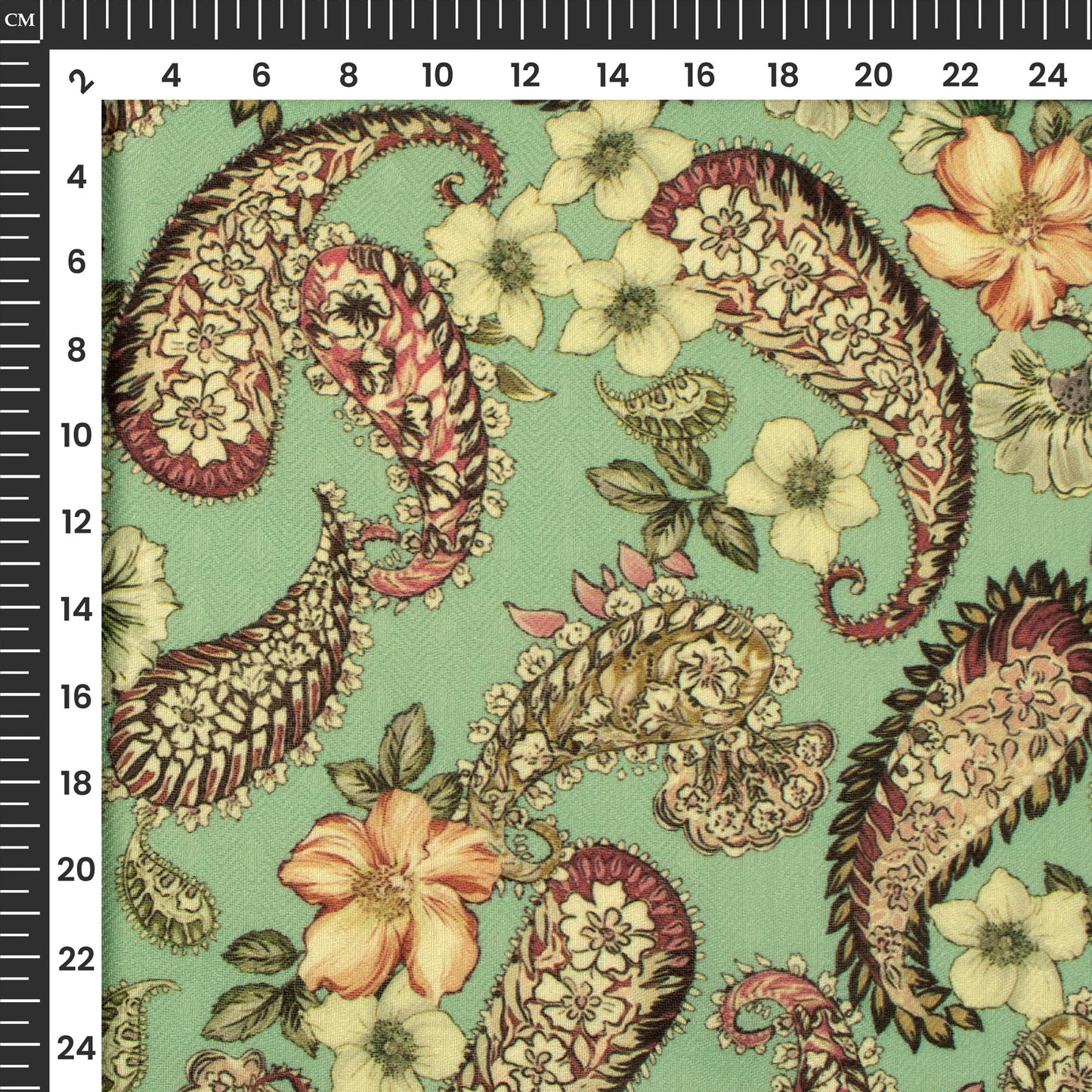 Floral Digital Print Elegant Blend Pashmina Fabric