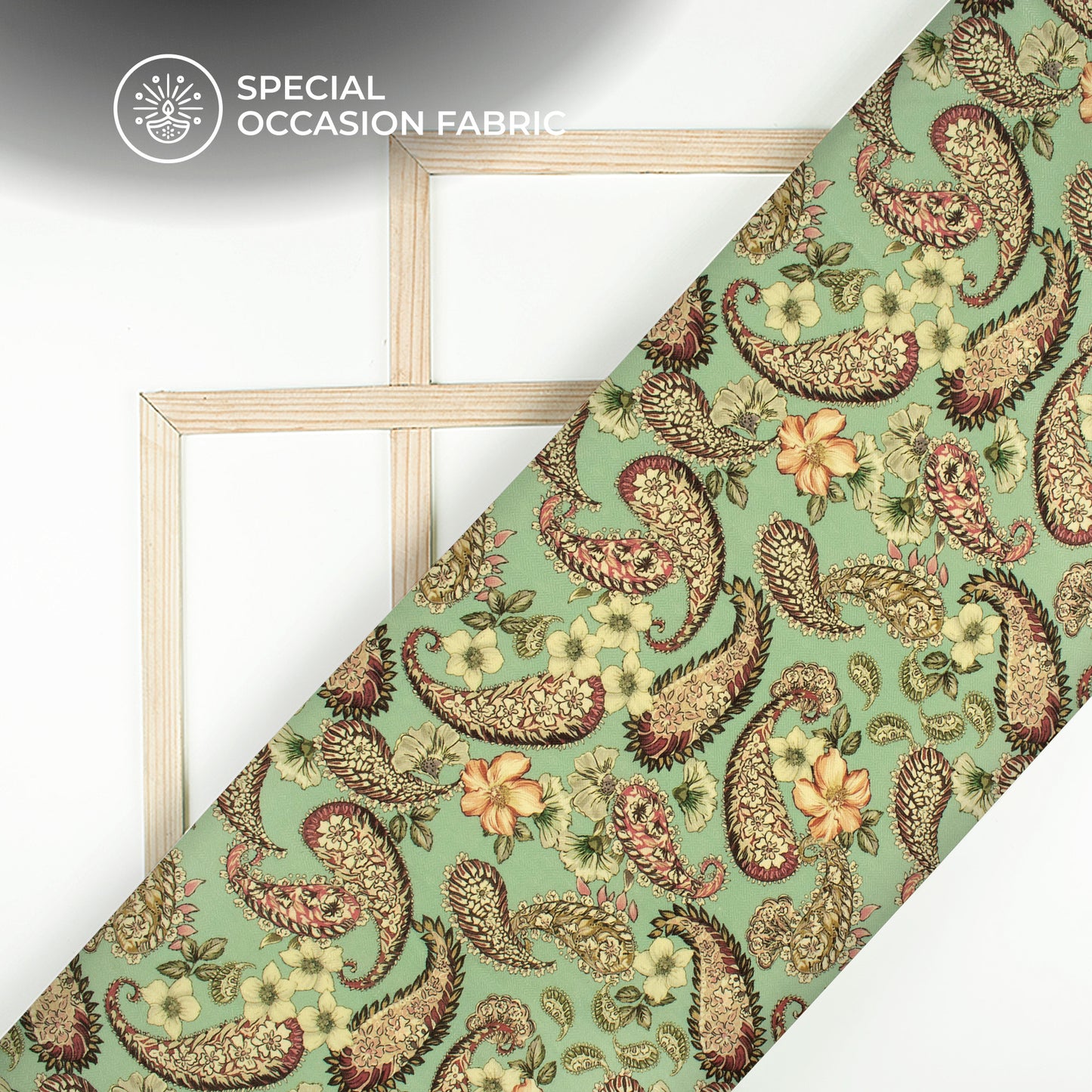 Floral Digital Print Elegant Blend Pashmina Fabric
