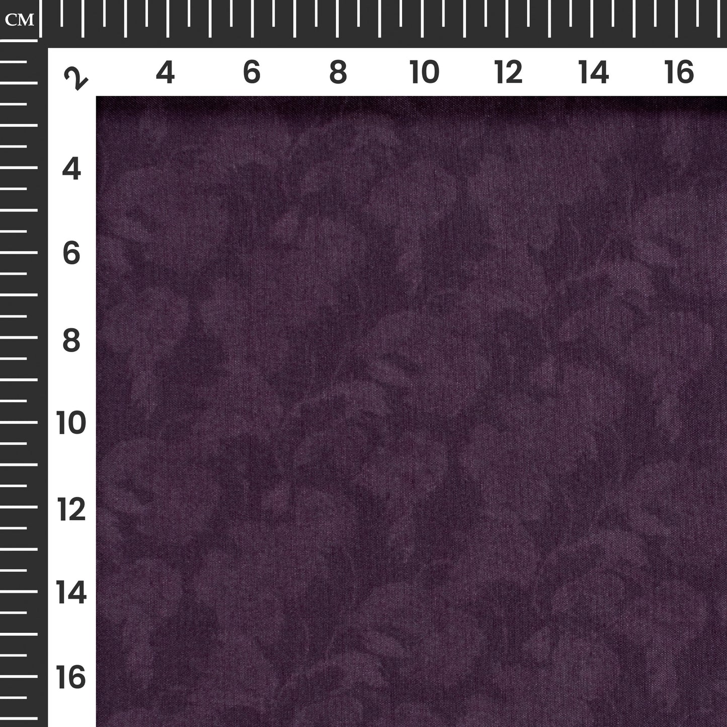 Dark Purple Floral Digital Print Viscose Muslin Fabric