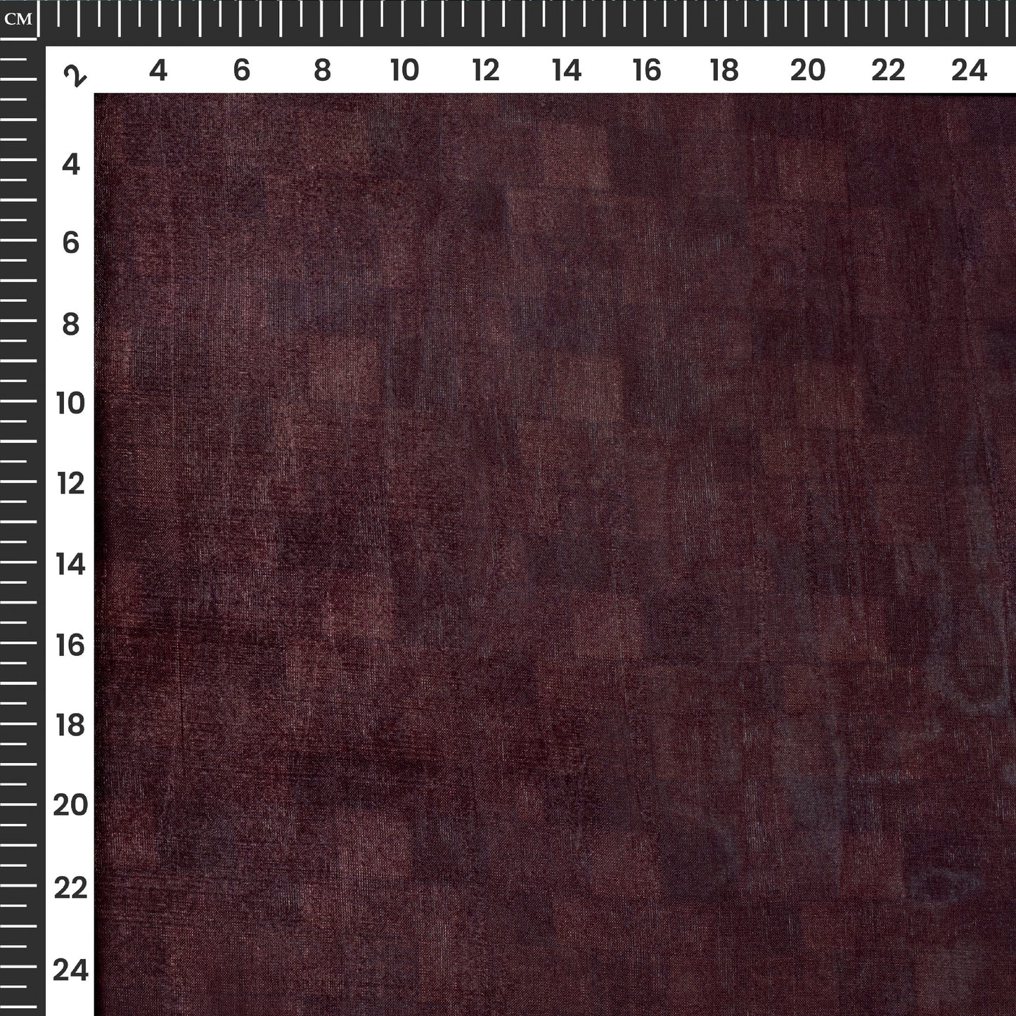 Dark Purple Checks Digital Print Viscose Uppada Silk Fabric