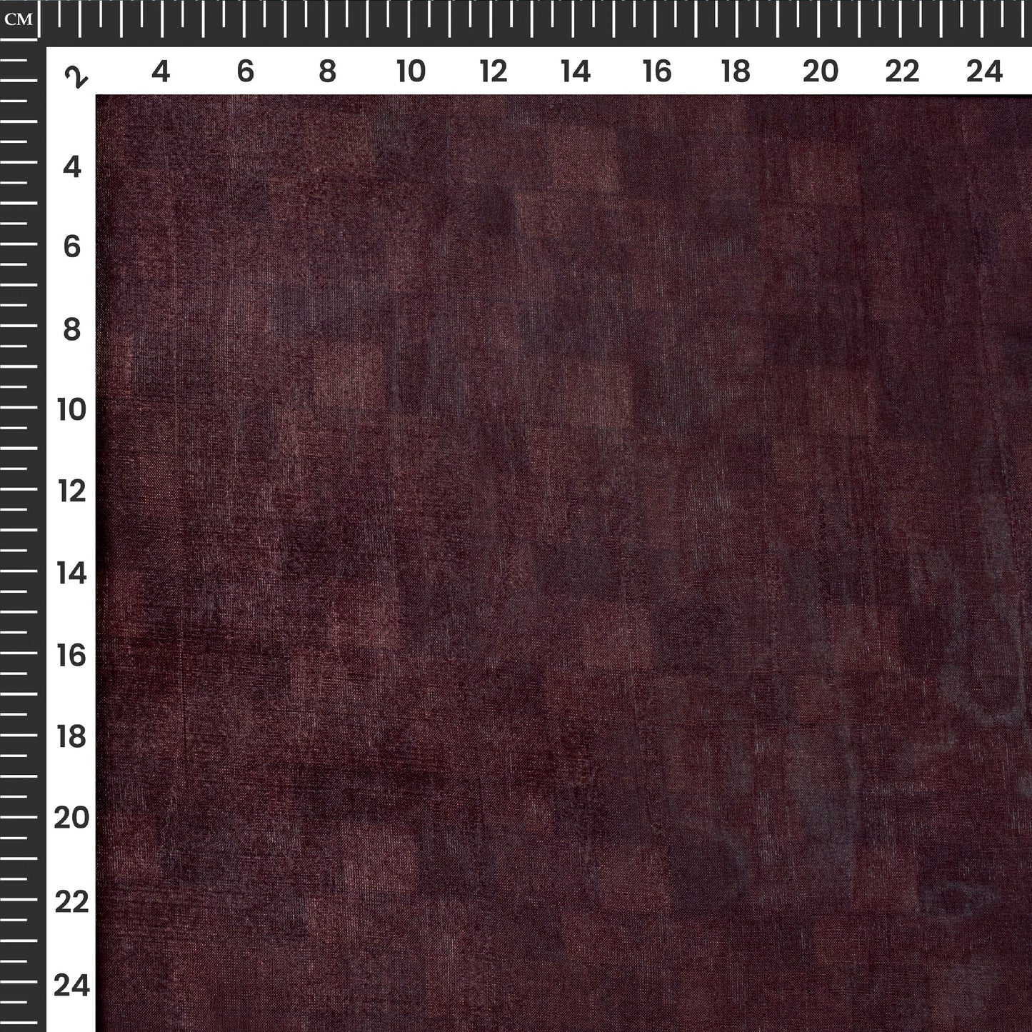 Dark Purple Checks Digital Print Viscose Uppada Silk Fabric