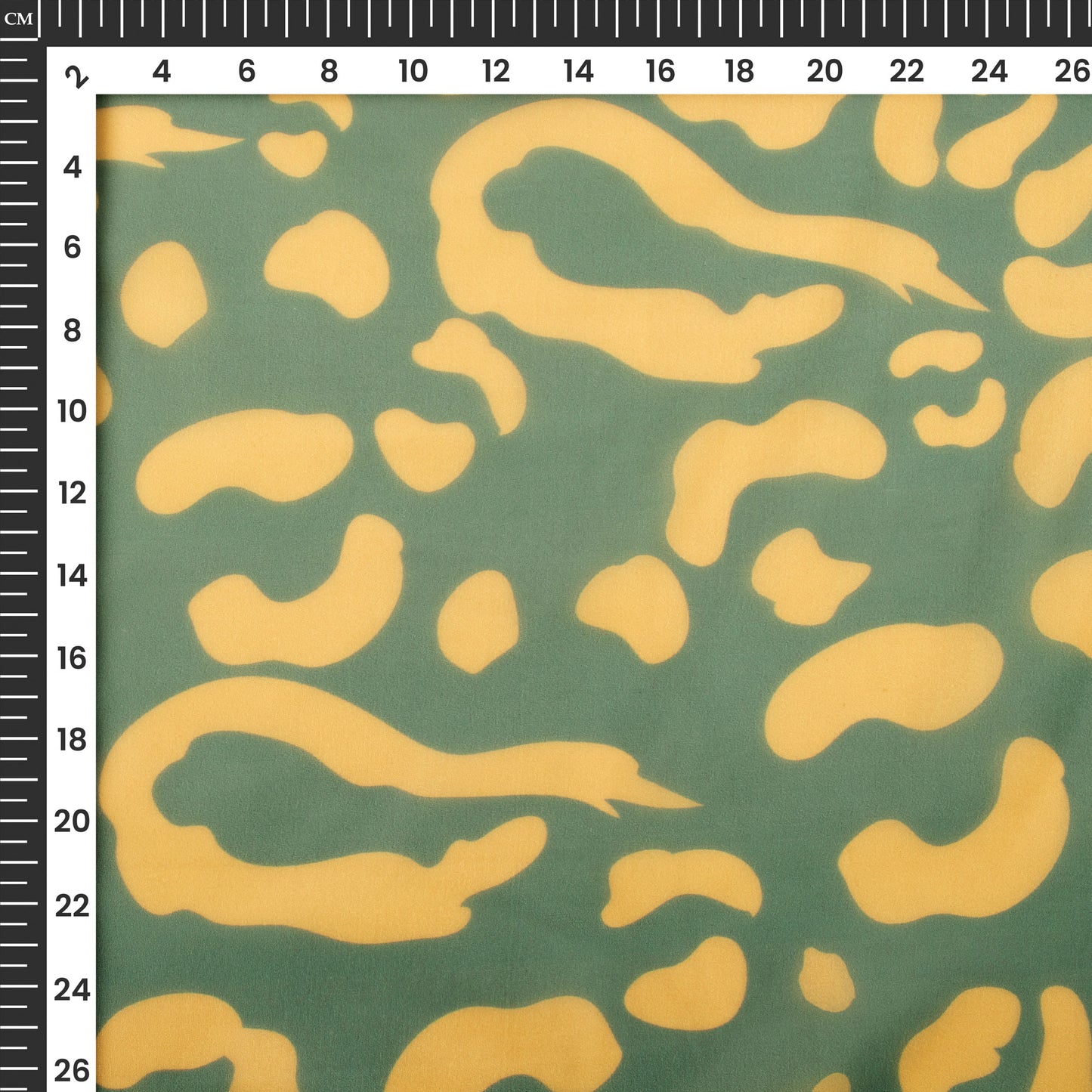Specious Geometric Digital Print Organza Satin Fabric