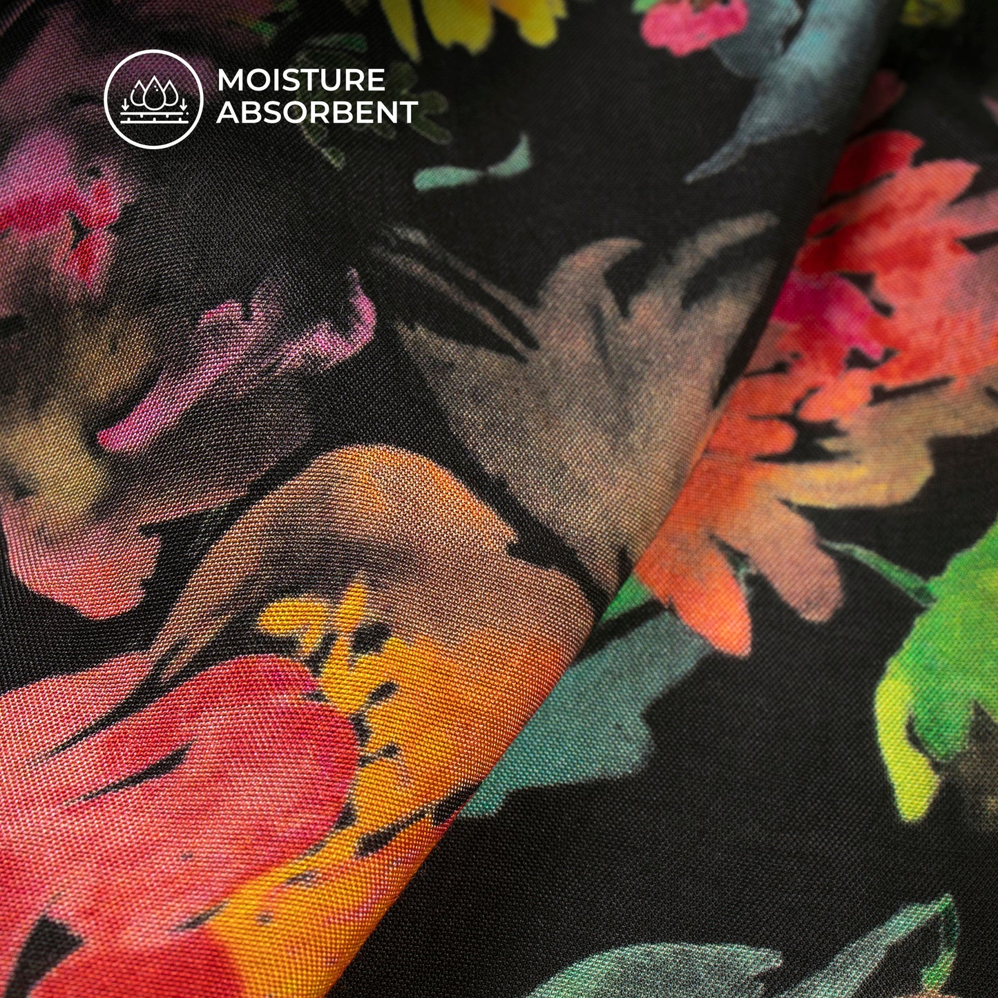 Botanial Beauty Digital Print Viscose Muslin Fabric