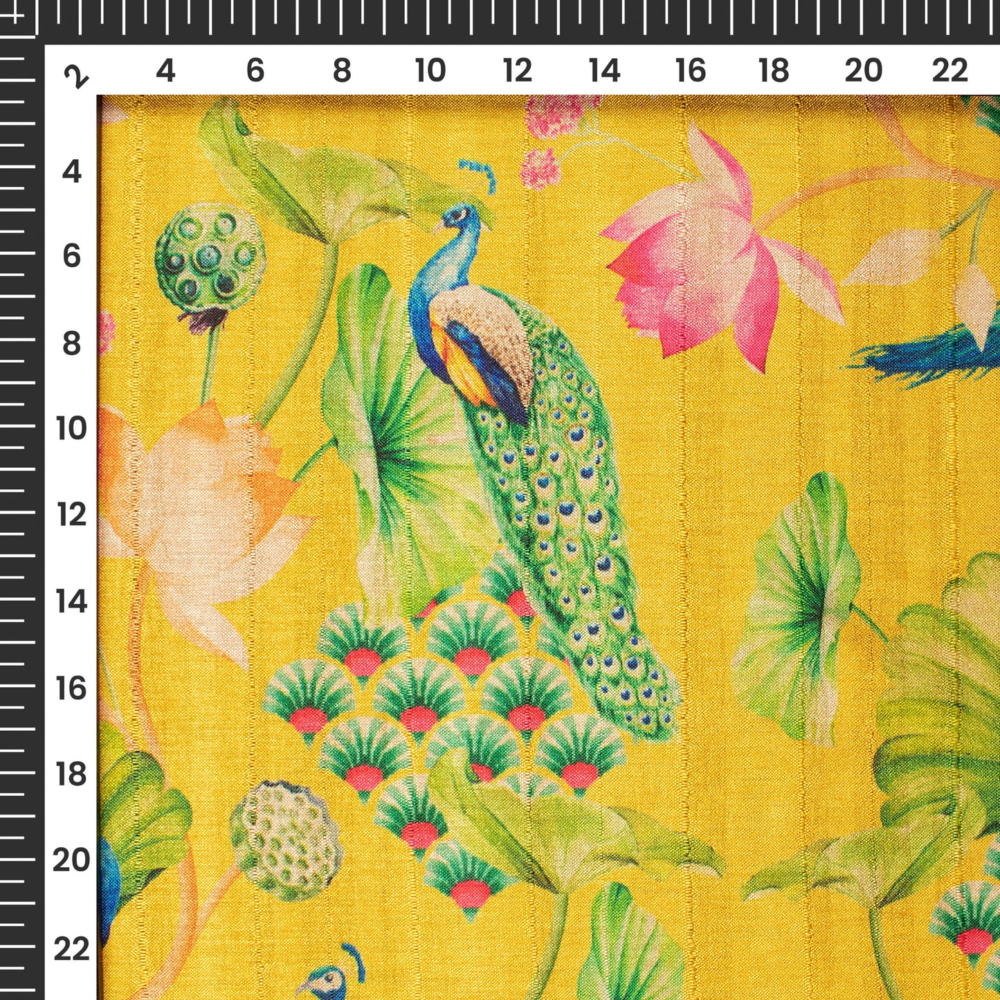 Best Selling: Premium Digital Printed Art Tusser Silk Fabric