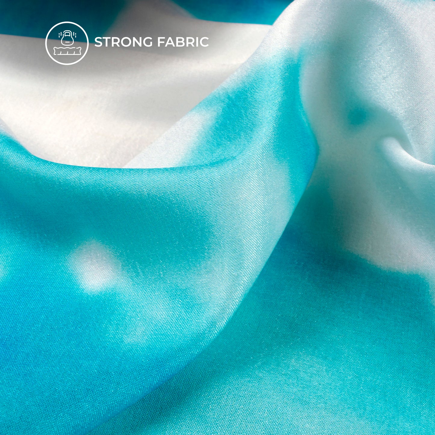 Bestselling Tye And Dye Digital Print Flat Silk Fabric