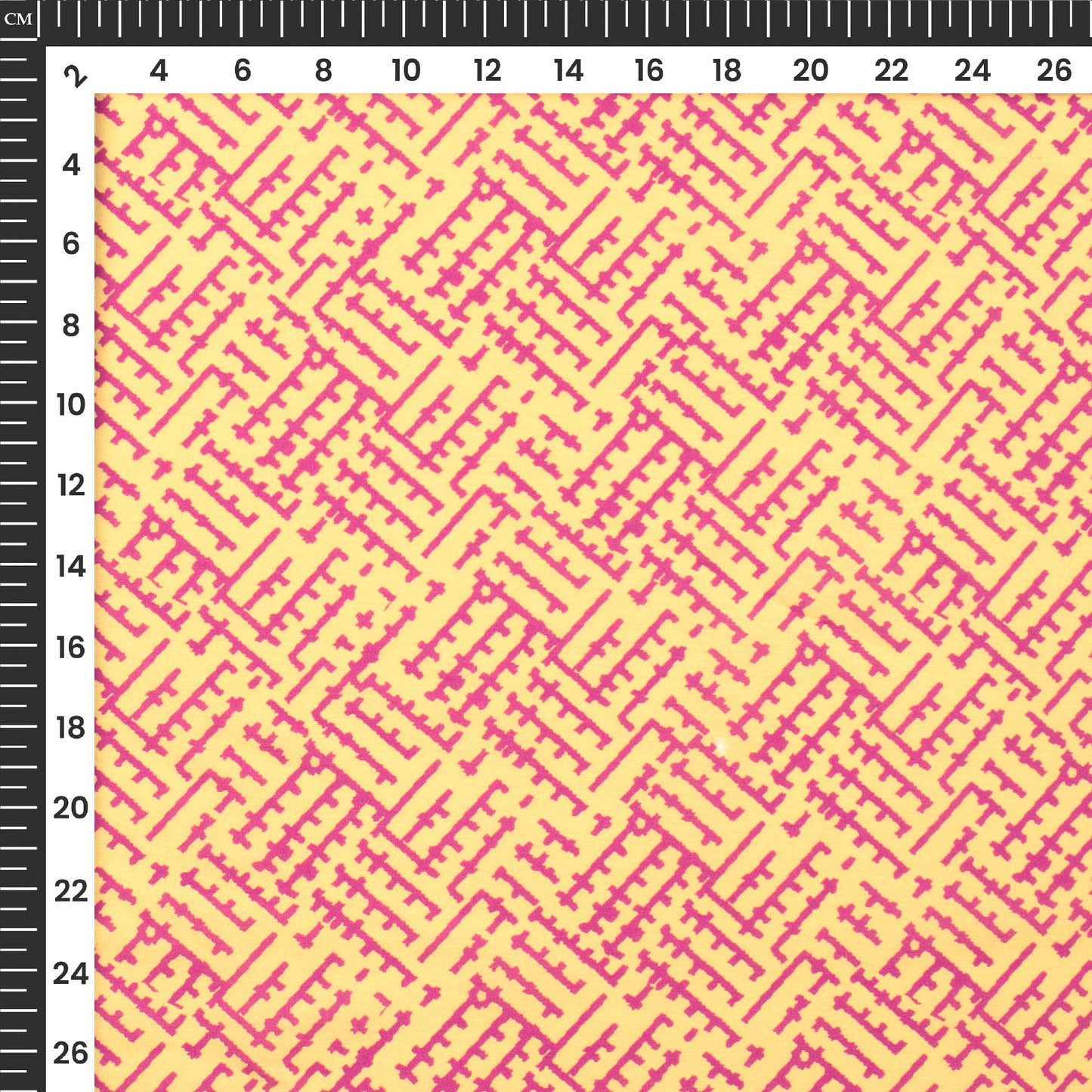 Cool Seamless Geometric Digital Print Muslin Fabric